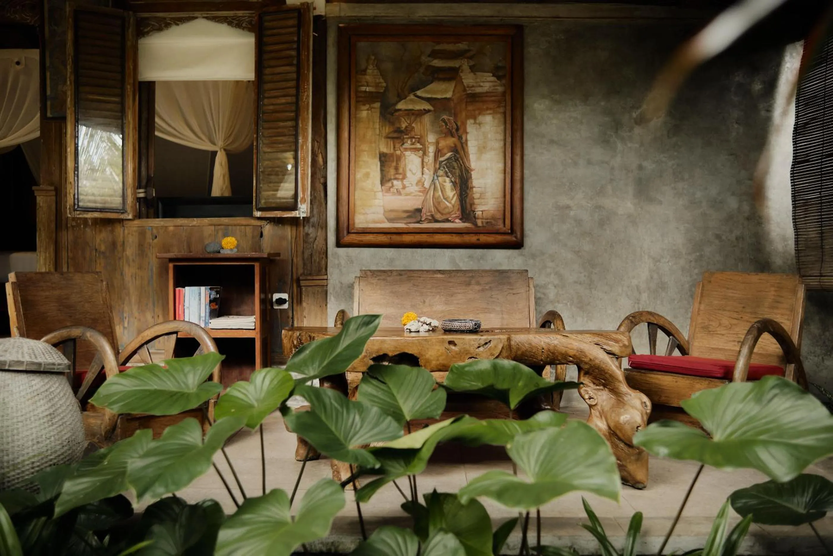 Balcony/Terrace in Moringa Ubud Villa