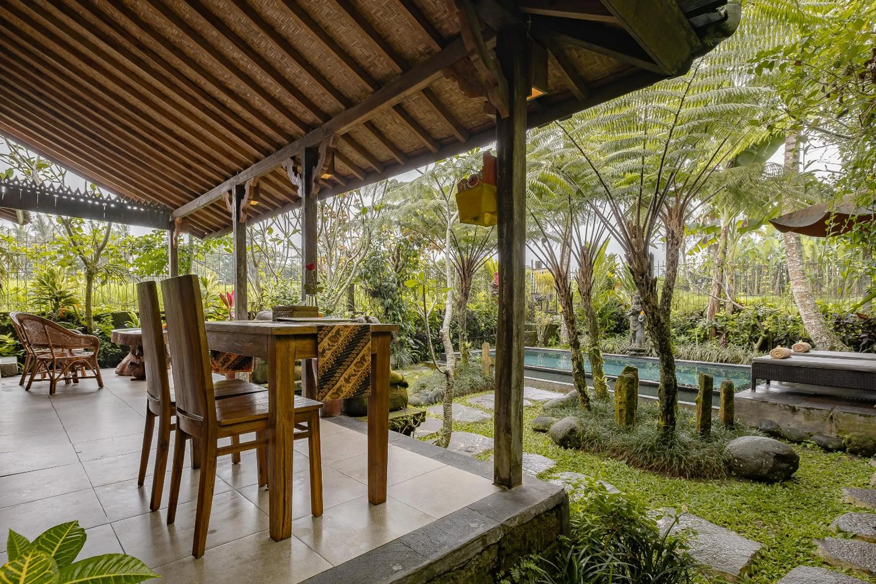 Garden in Moringa Ubud Villa