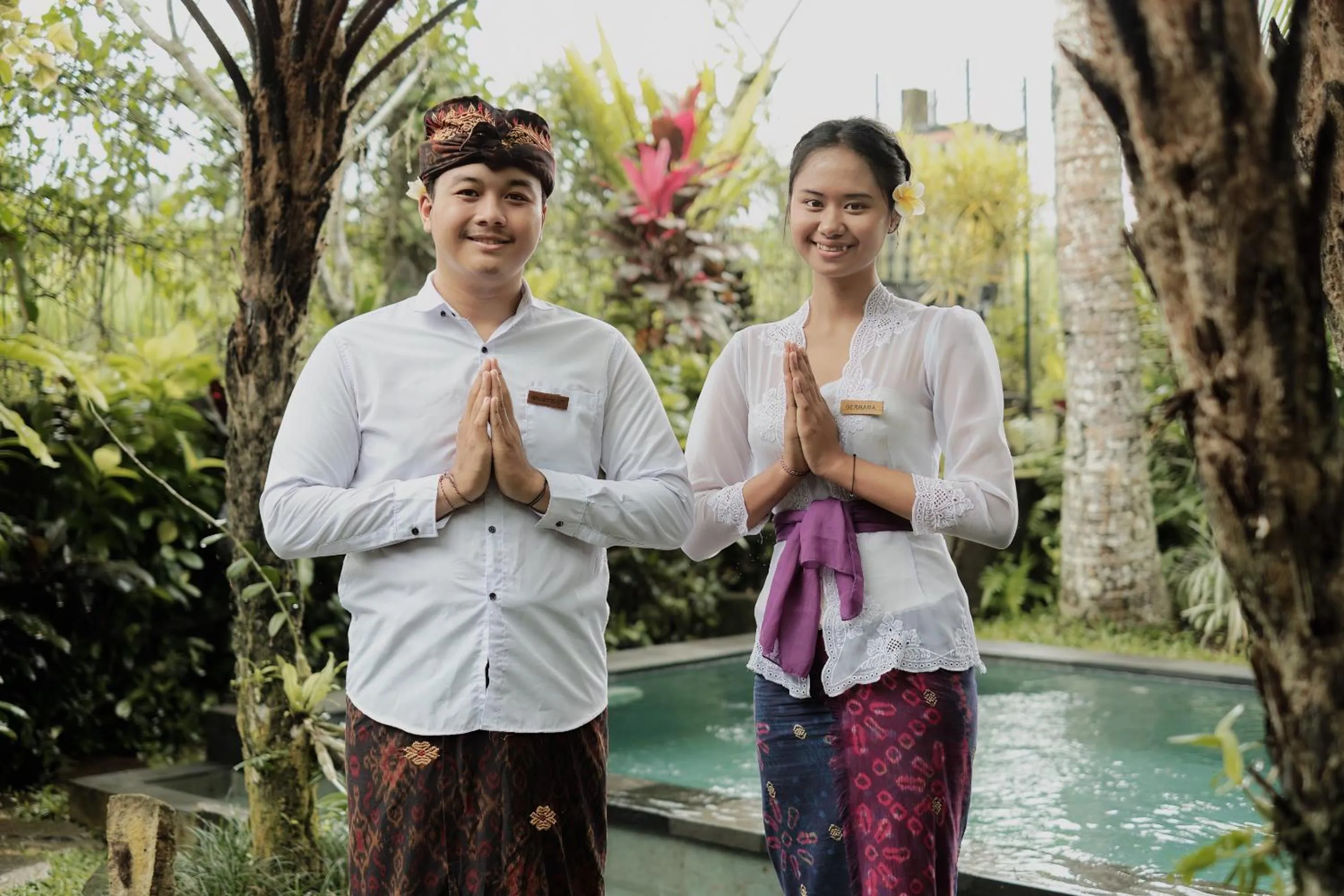 Staff in Moringa Ubud Villa