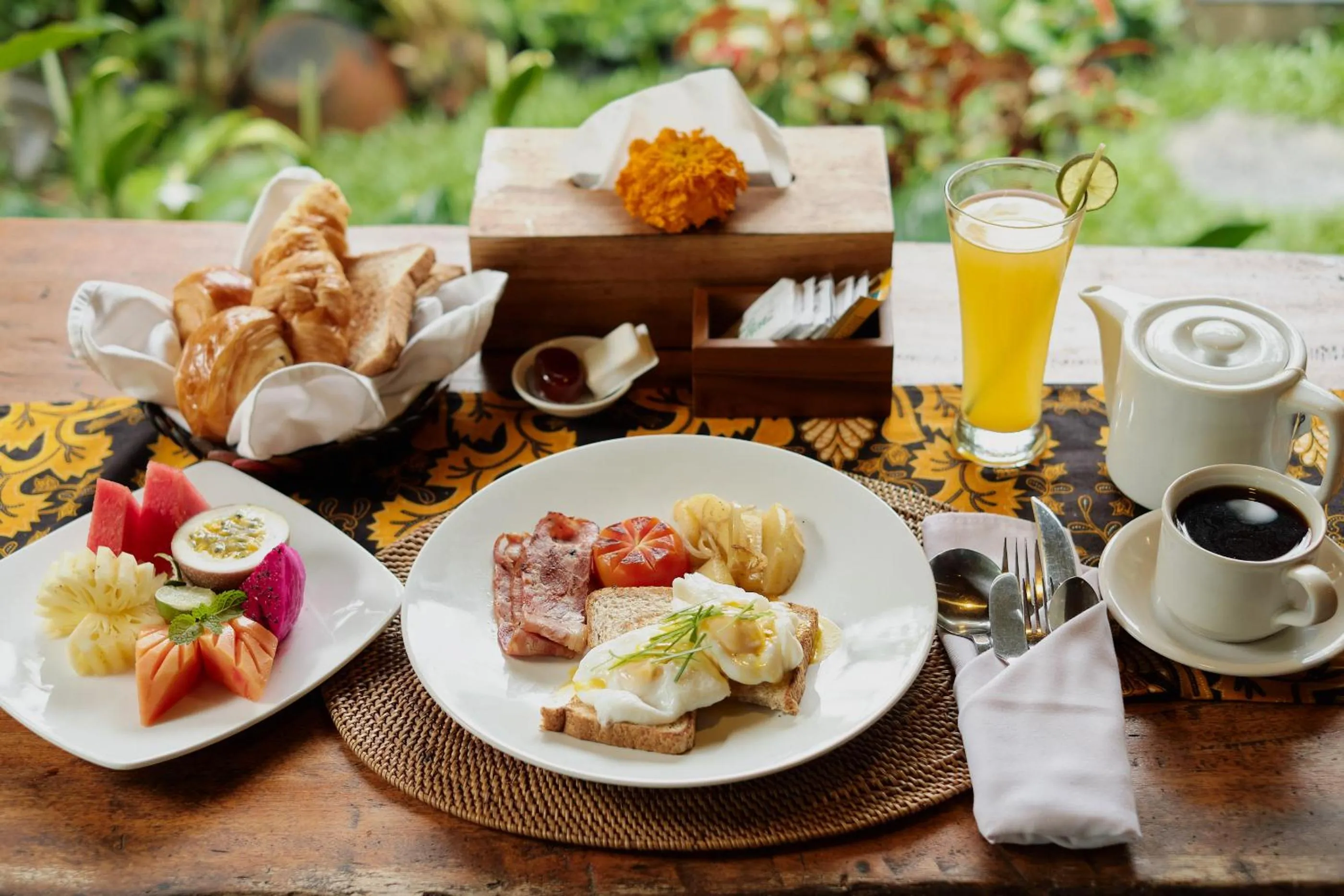 Breakfast in Moringa Ubud Villa