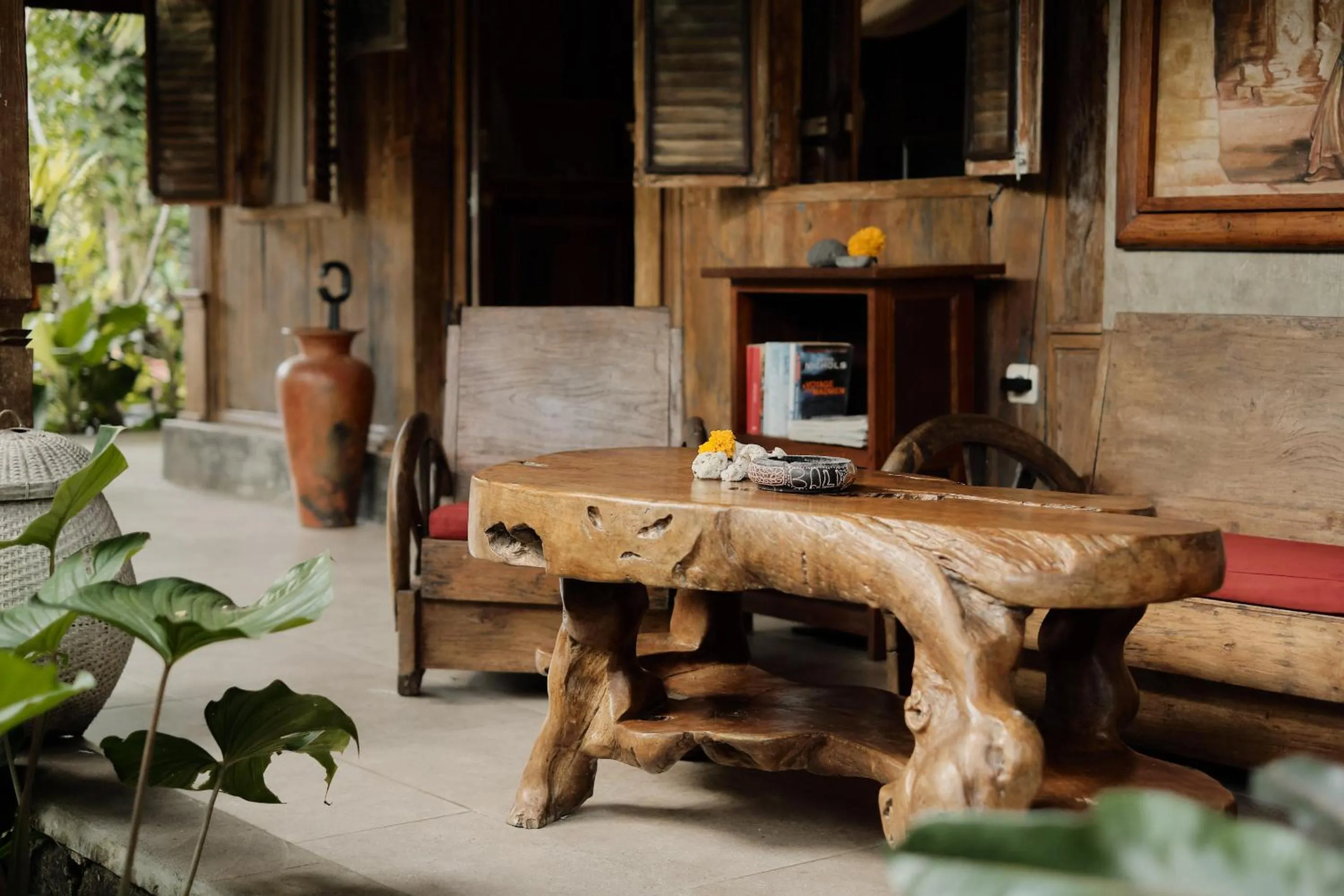 Living room in Moringa Ubud Villa