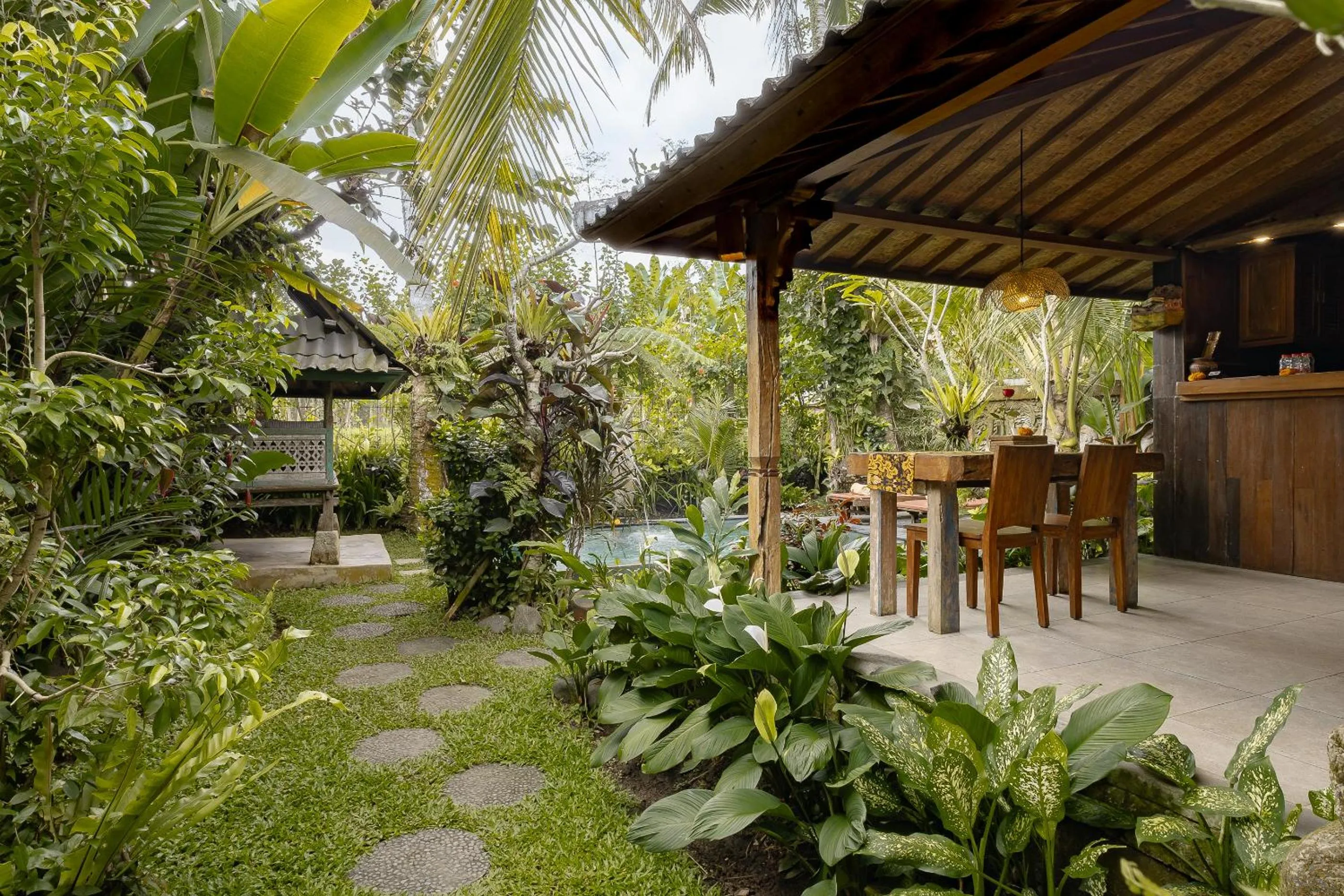 Patio in Moringa Ubud Villa