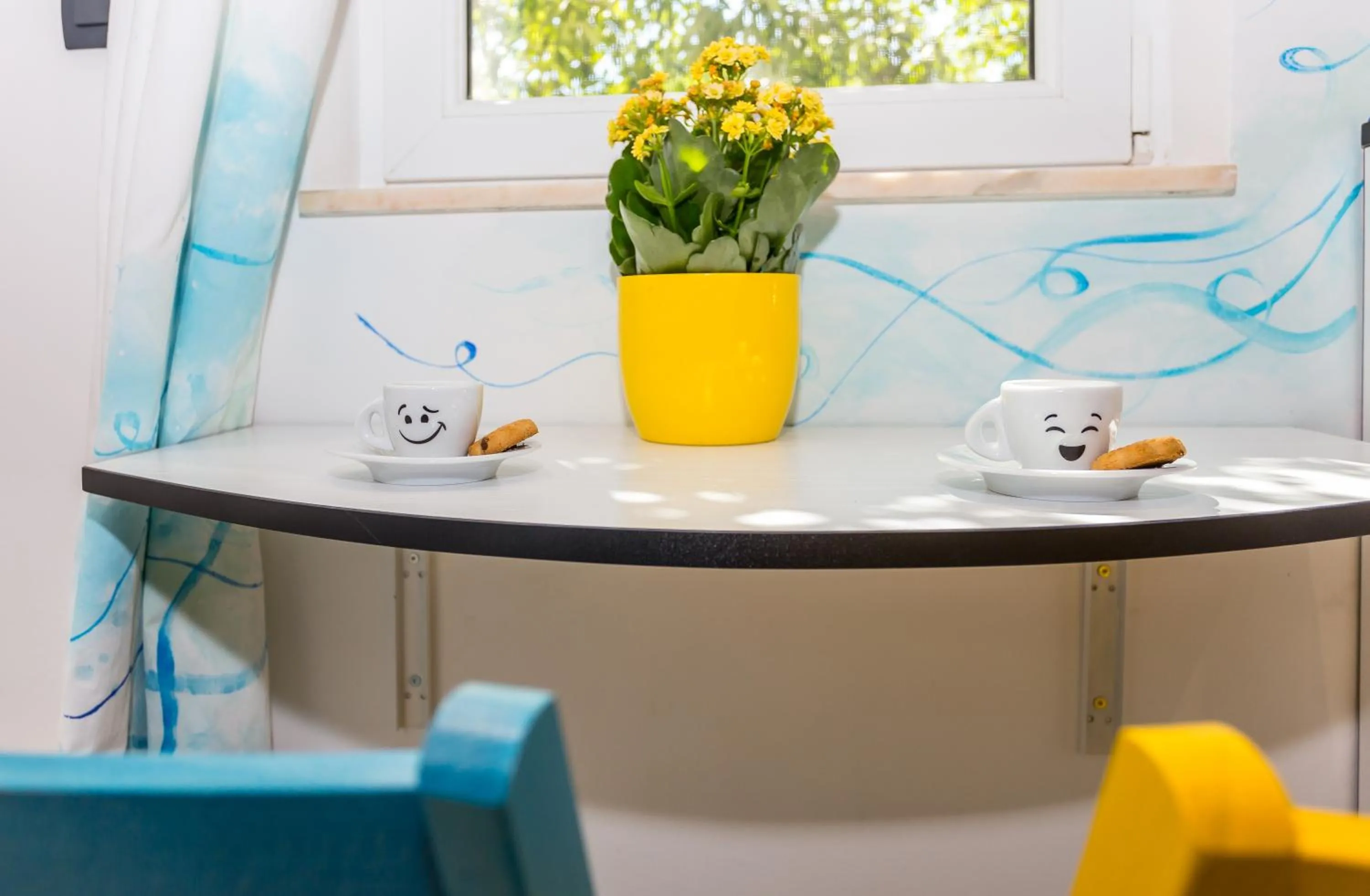 Seating area in MiMa's Rooms