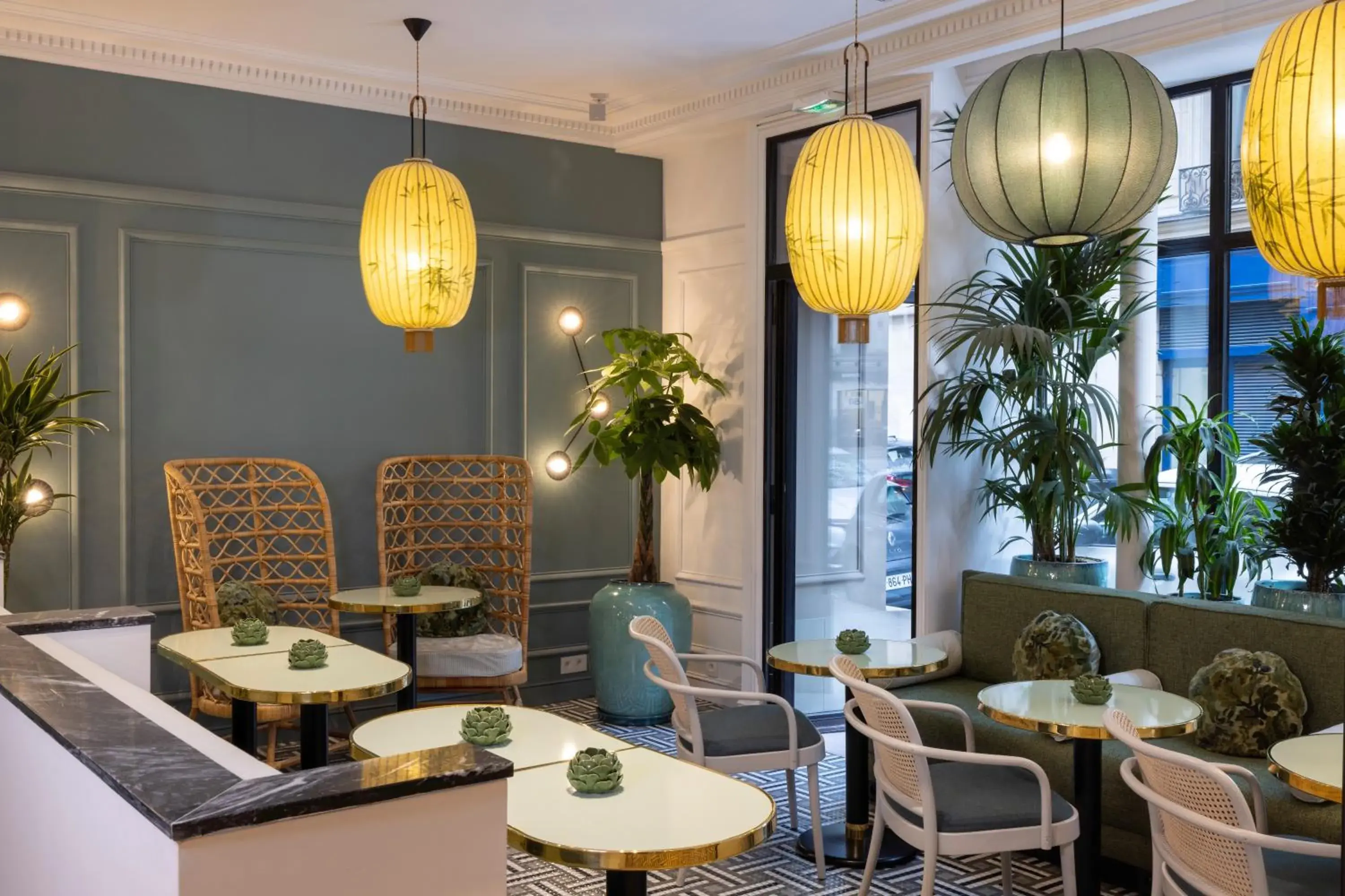 Lobby or reception in Hôtel Le Lavoisier & Spa Lobby or reception in Hôtel Le Lavoisier & Spa