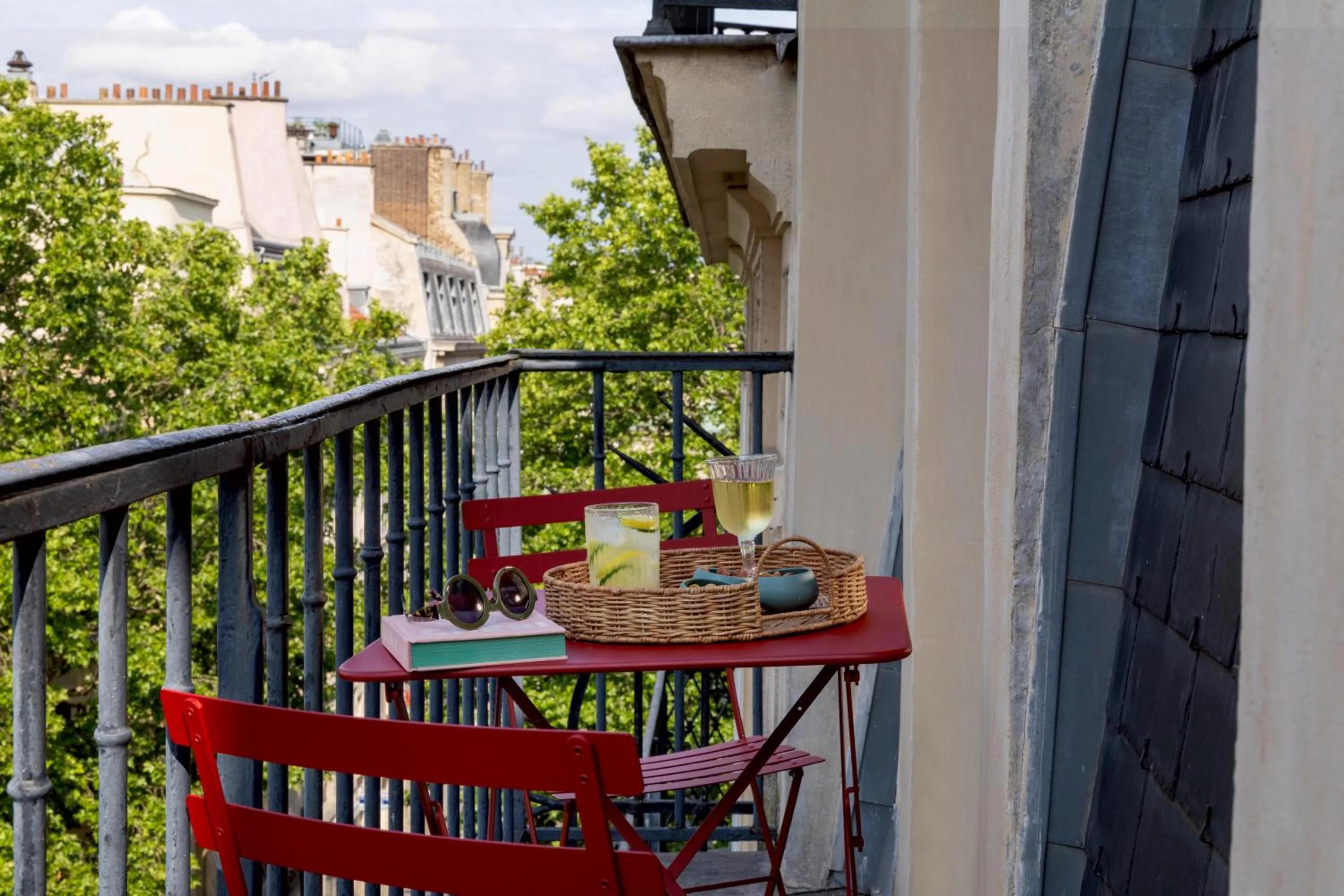 Balcony/Terrace in Hôtel Le Lavoisier & Spa