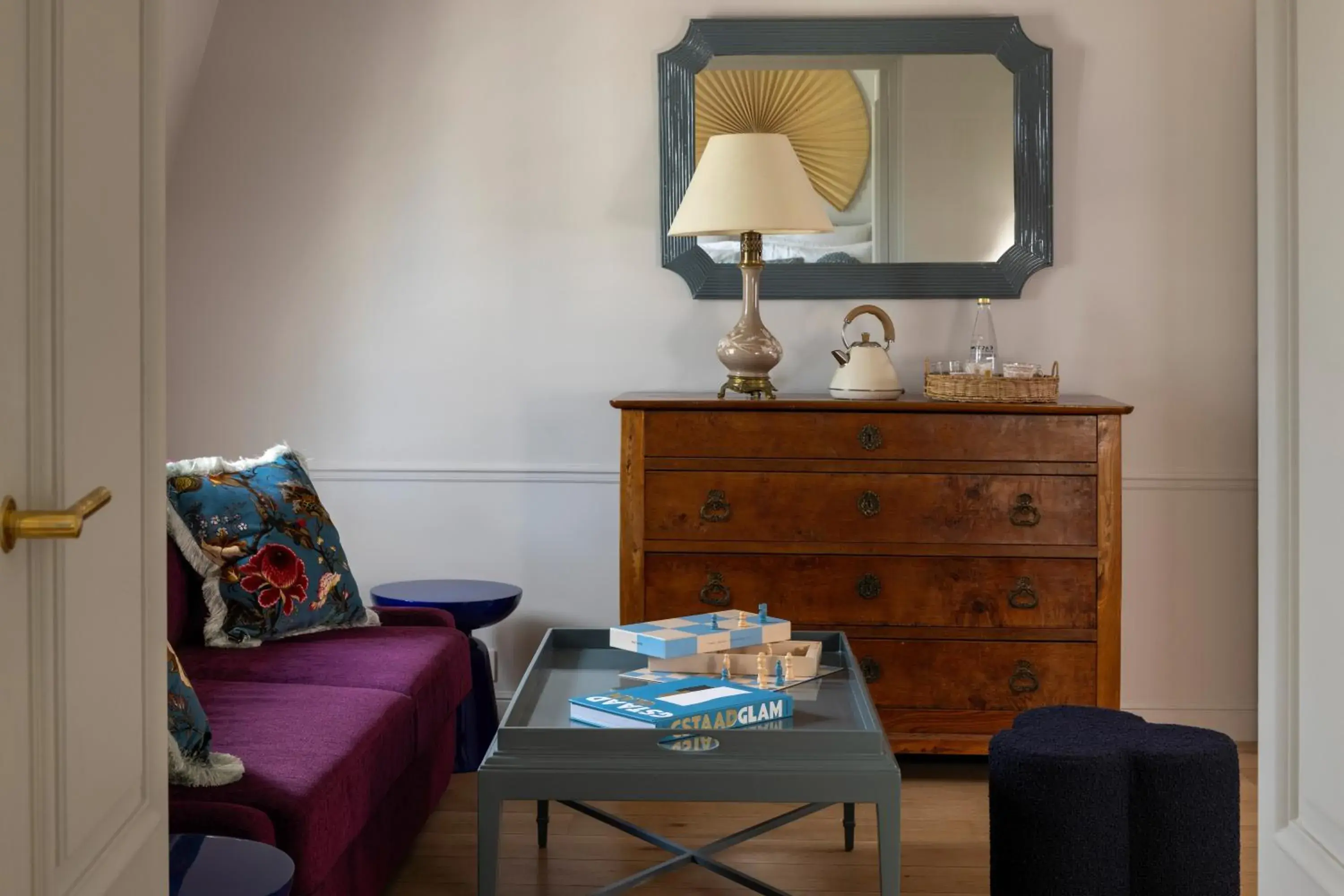 Living room in Hôtel Le Lavoisier & Spa Living room in Hôtel Le Lavoisier & Spa