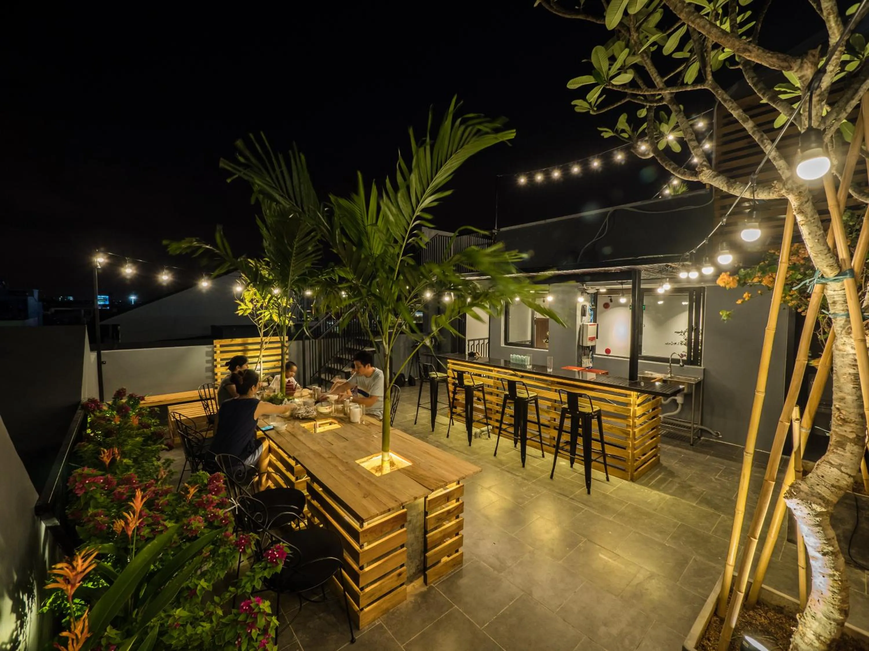 Seating area in Wings House