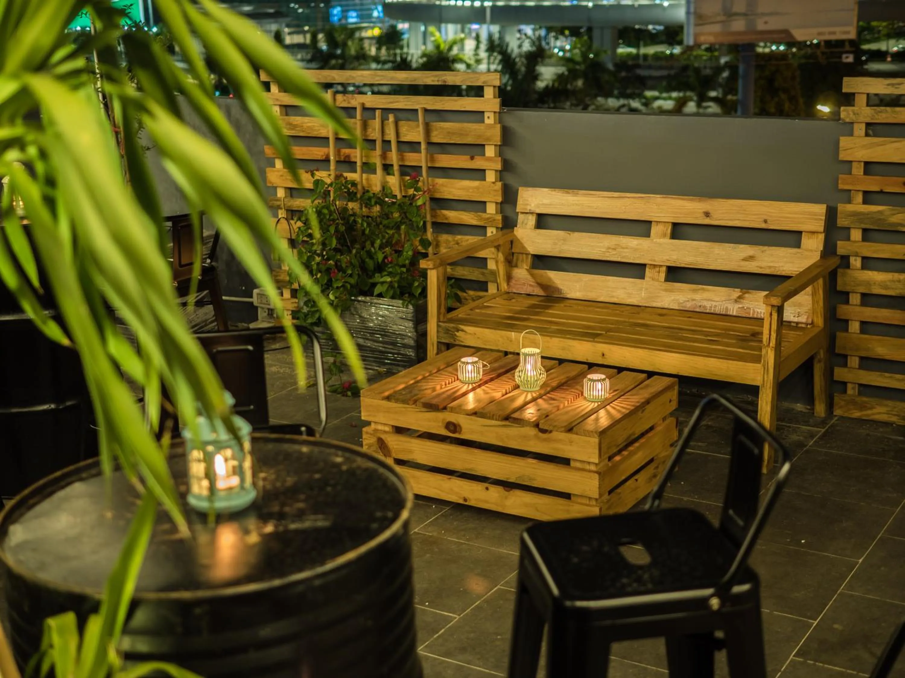 Seating area in Wings House