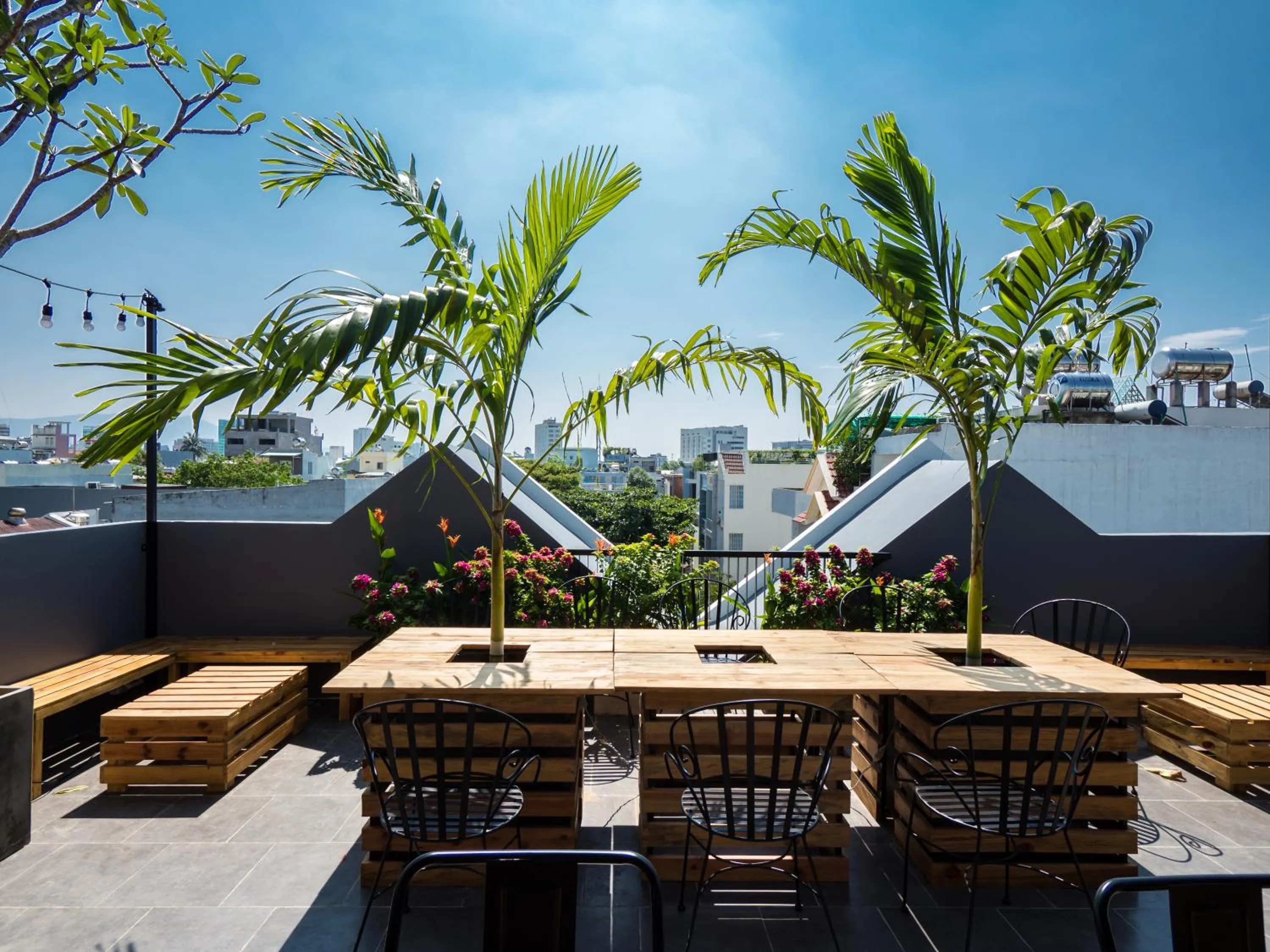 Seating area in Wings House