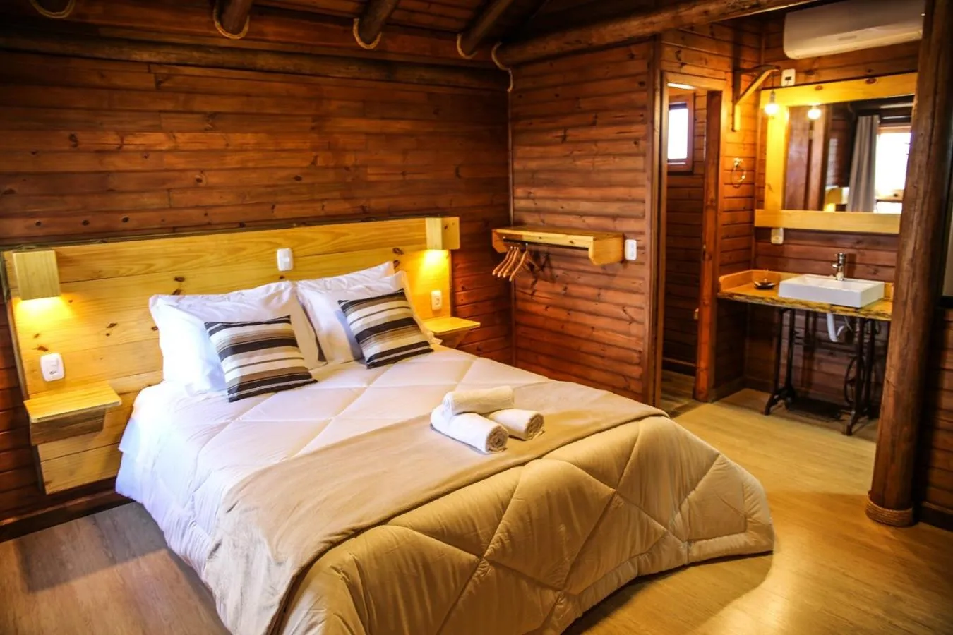 Bed in Pousada Morada da Serra