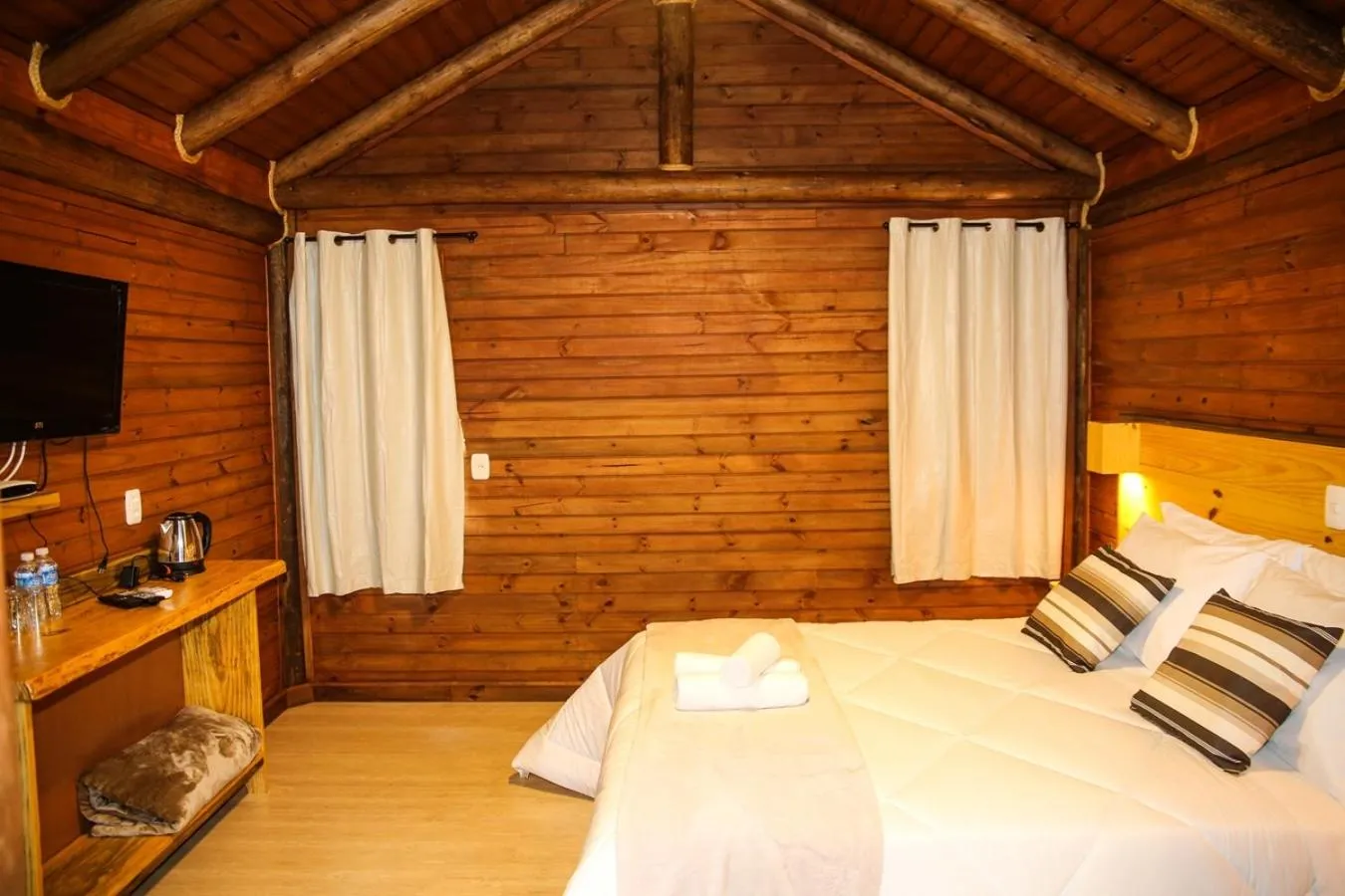 Bed in Pousada Morada da Serra