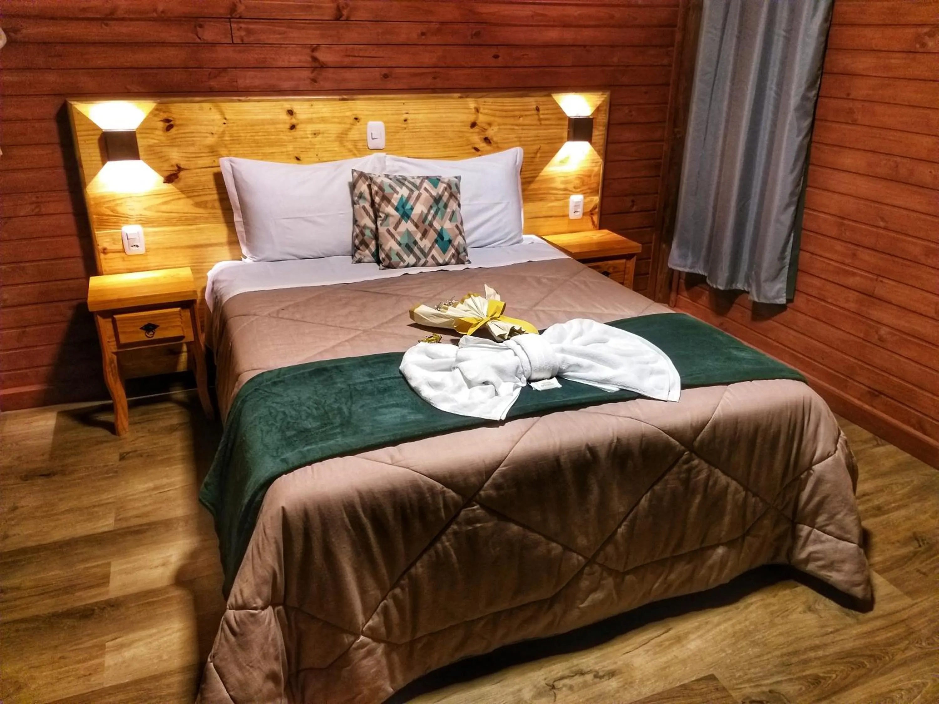 Bed in Pousada Morada da Serra