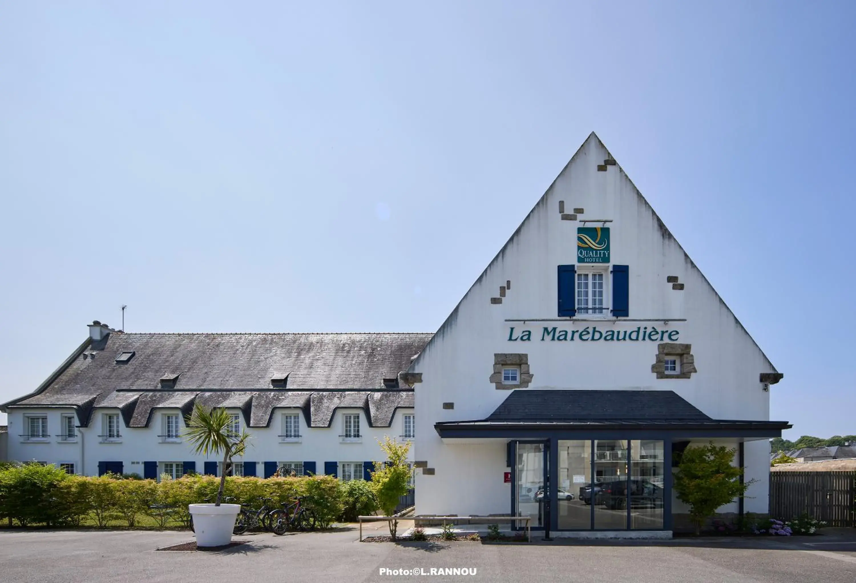 Property building in Quality Hotel La Marebaudière Vannes Centre Property building in Quality Hotel La Marebaudière Vannes Centre