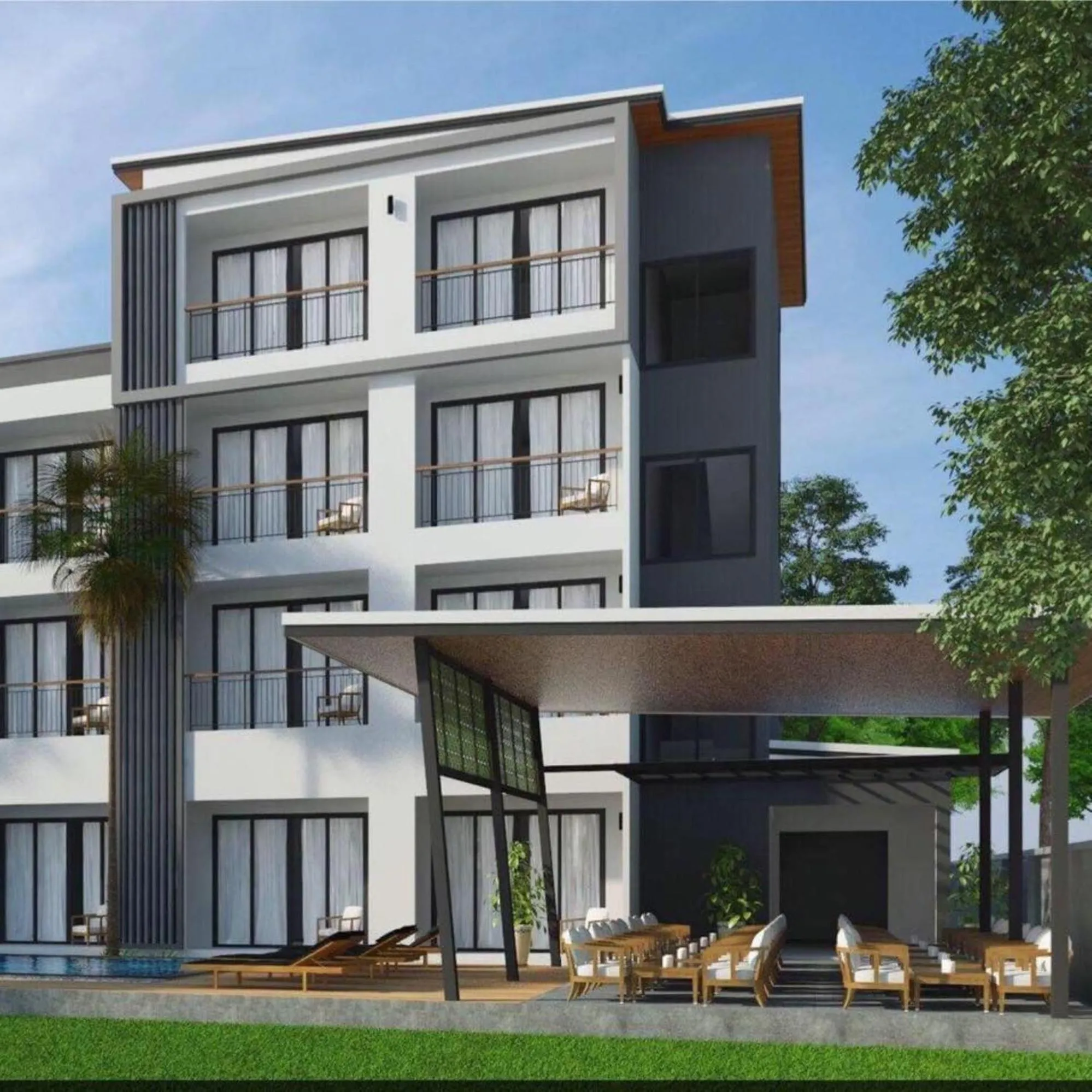 Property building in Big Buddha Hillside Hotel