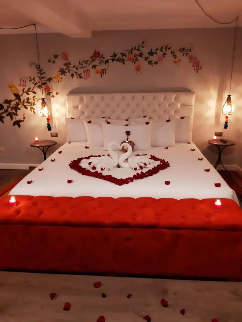 Bed in Home Garden Hotel