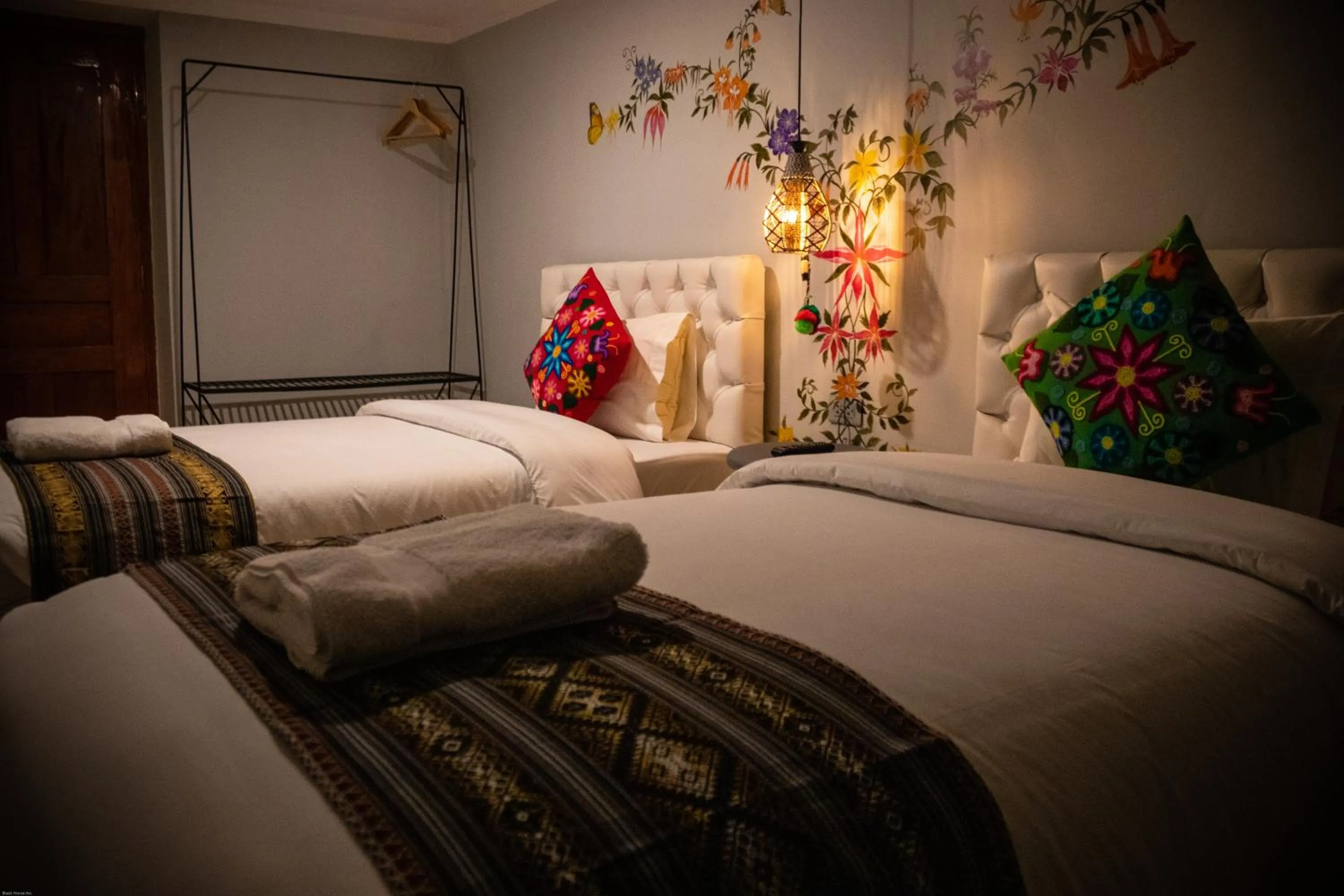 Bed in Home Garden Hotel