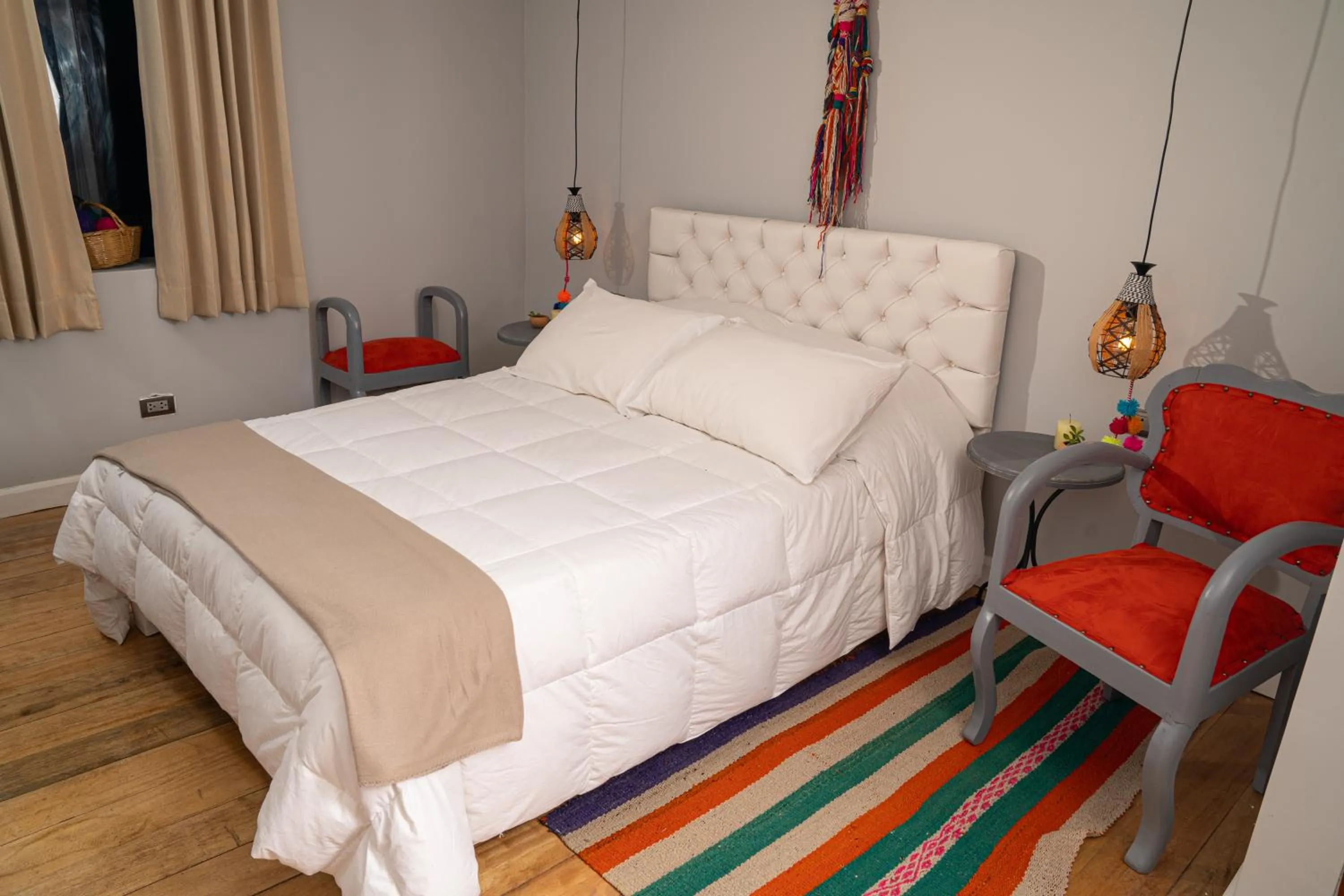 Bed in Home Garden Hotel