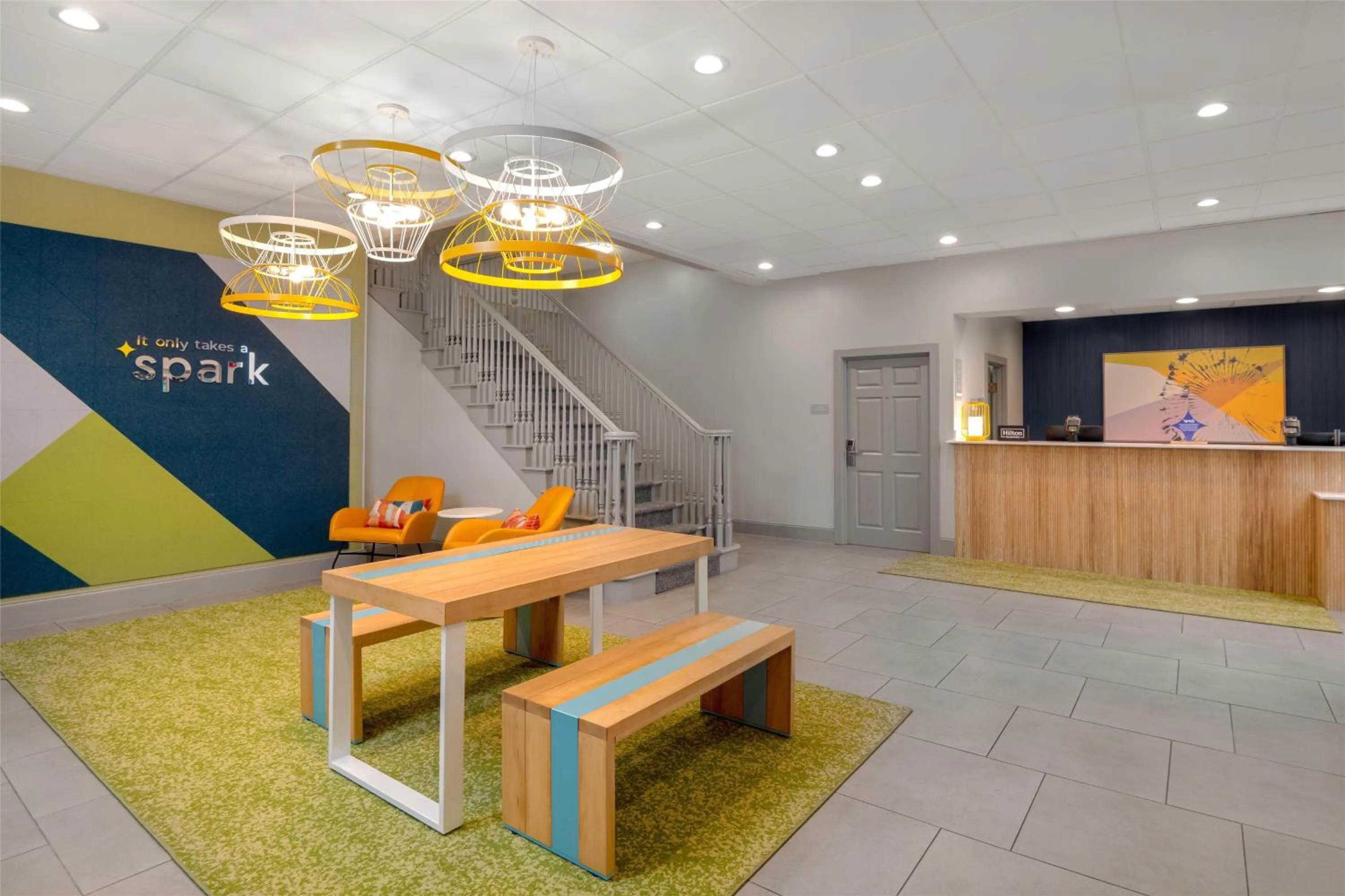 Lobby or reception in Spark by Hilton Summerville