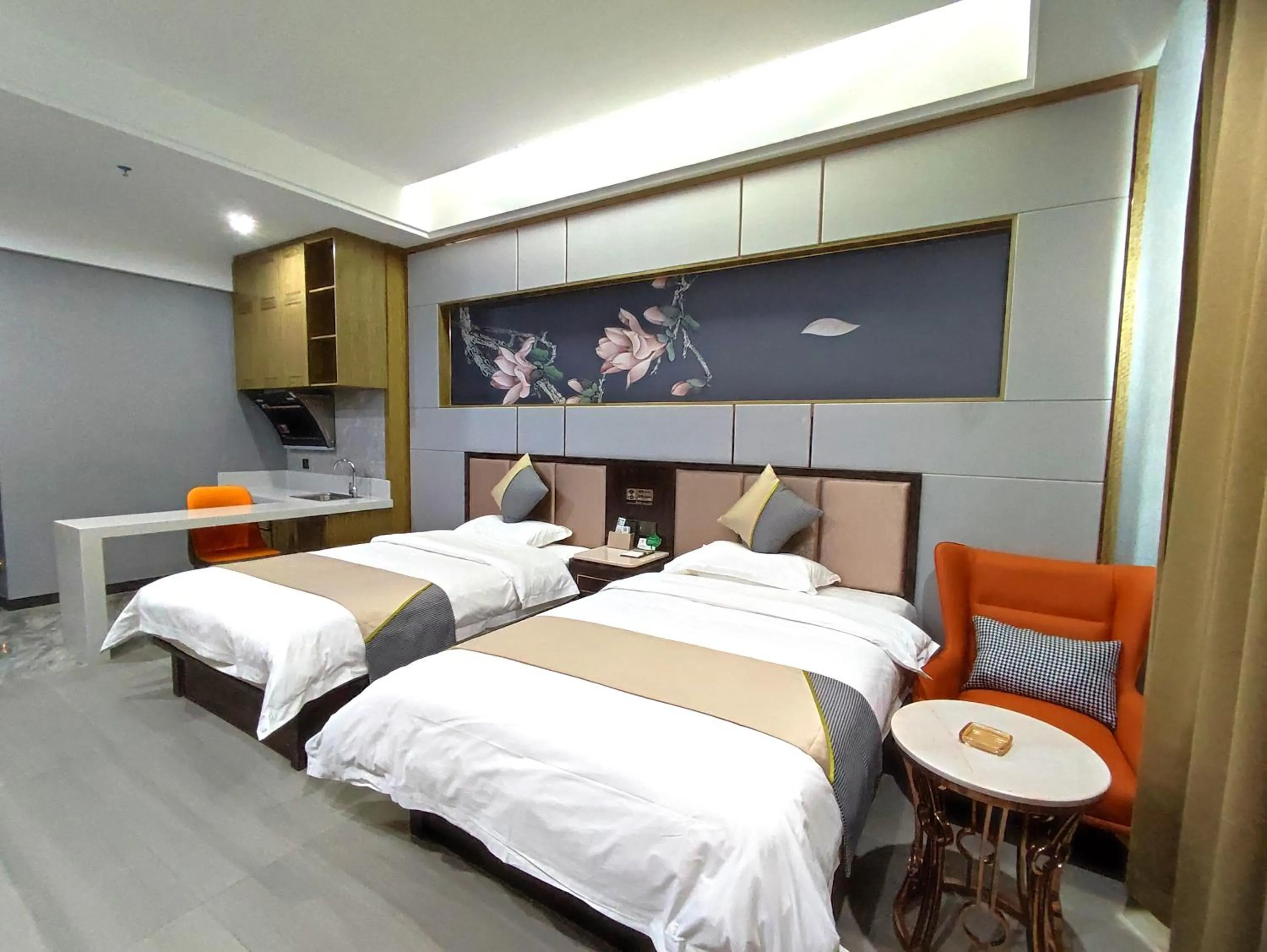 Photo of the whole room, Bed in Zhangye KAI RUI Hotel