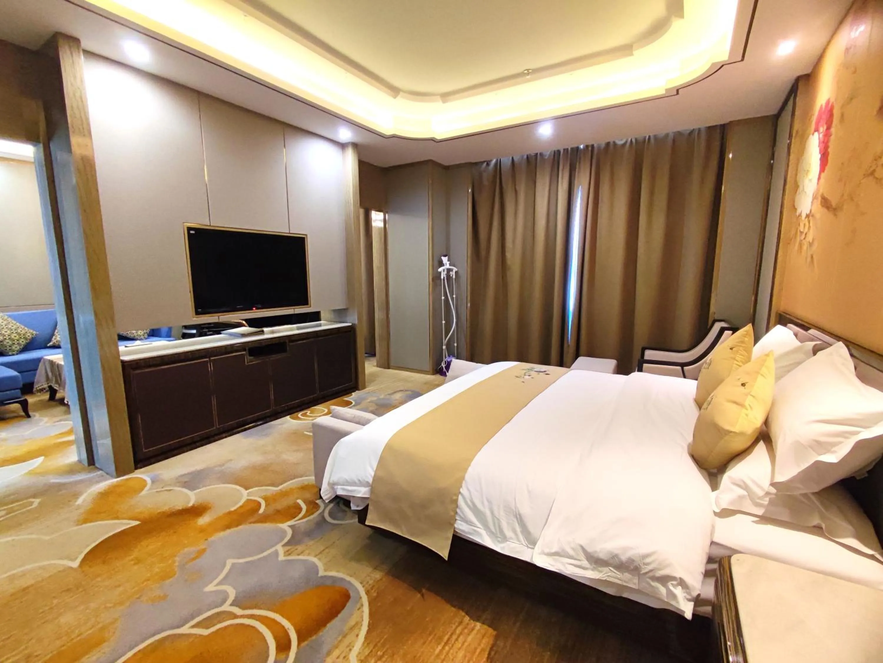 Bed in Zhangye KAI RUI Hotel