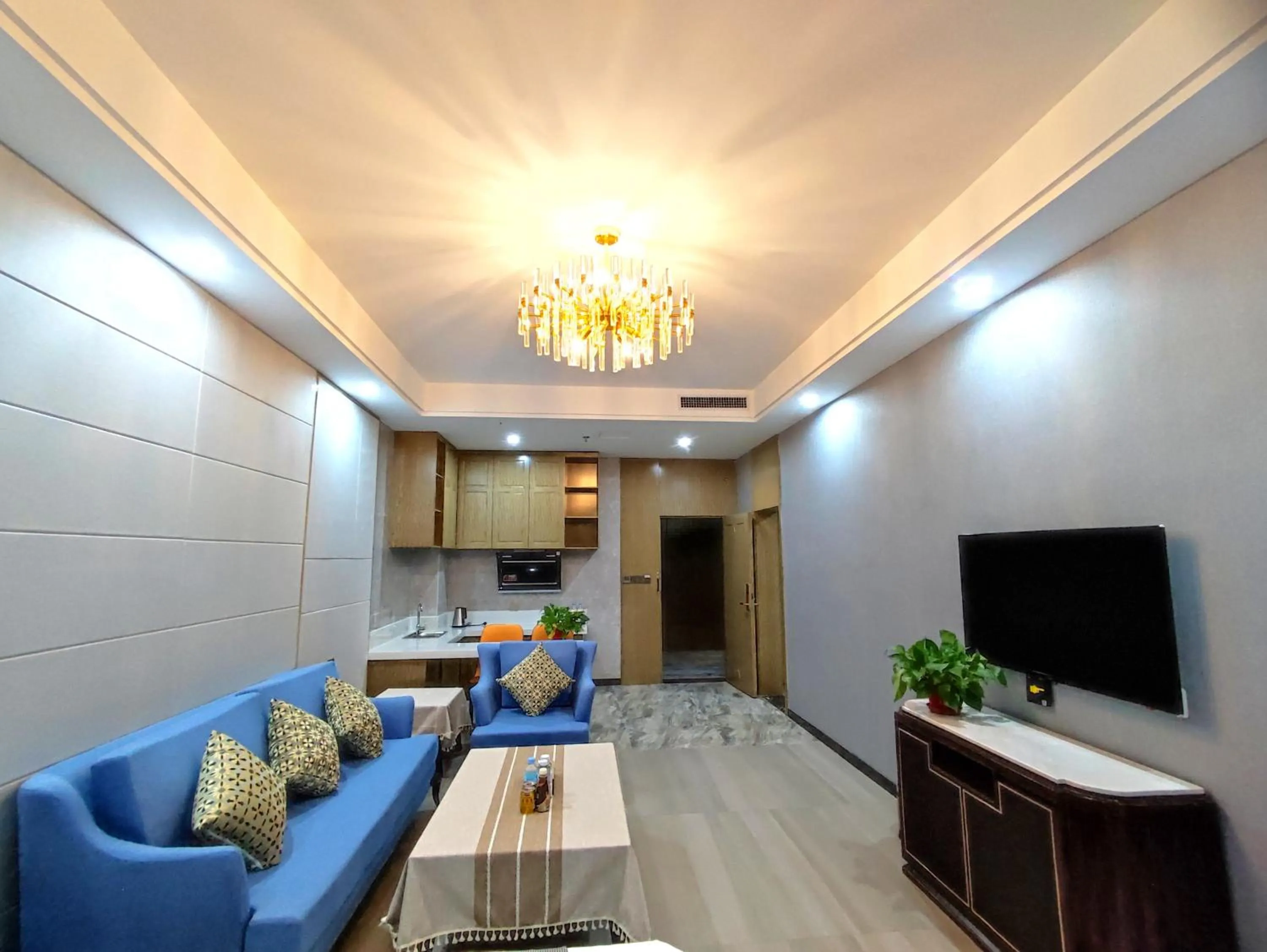 Living room in Zhangye KAI RUI Hotel