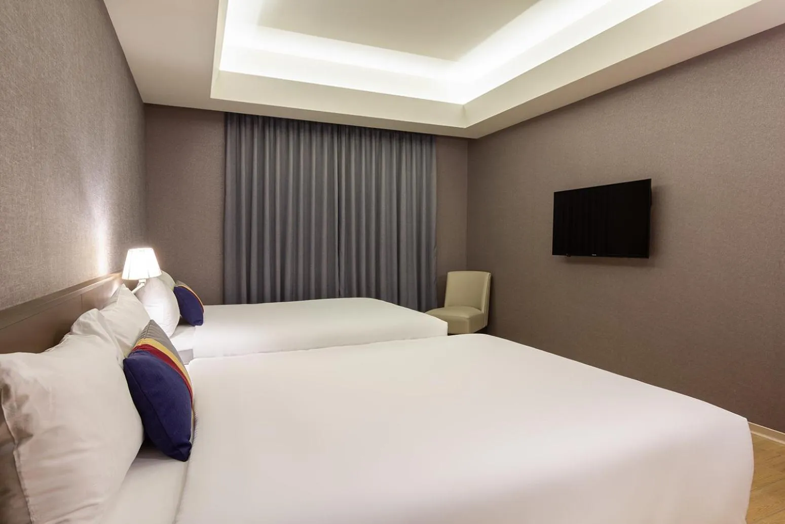 Bed in CHECK inn New Taipei LuZhou