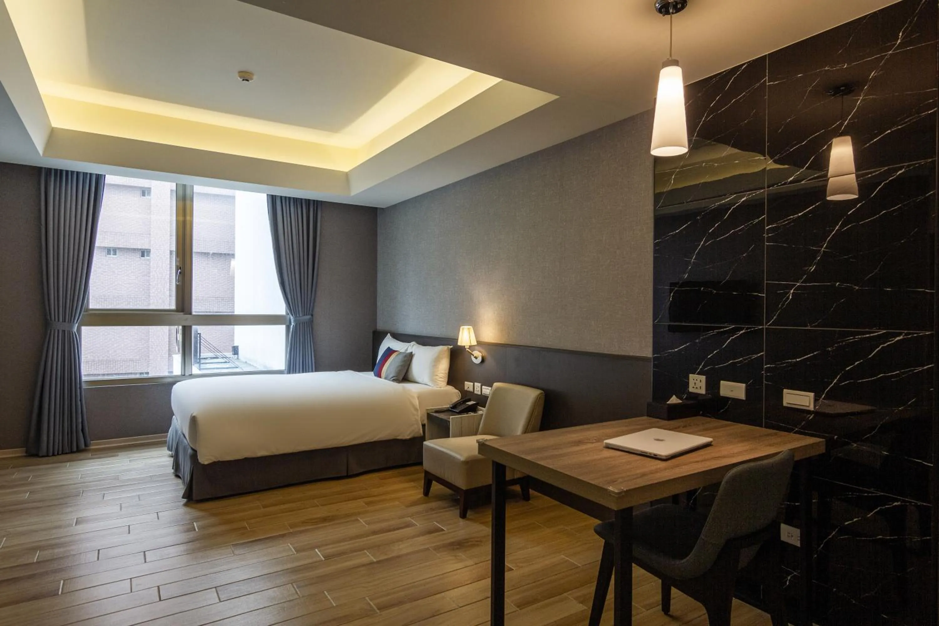 Bed in CHECK inn New Taipei LuZhou