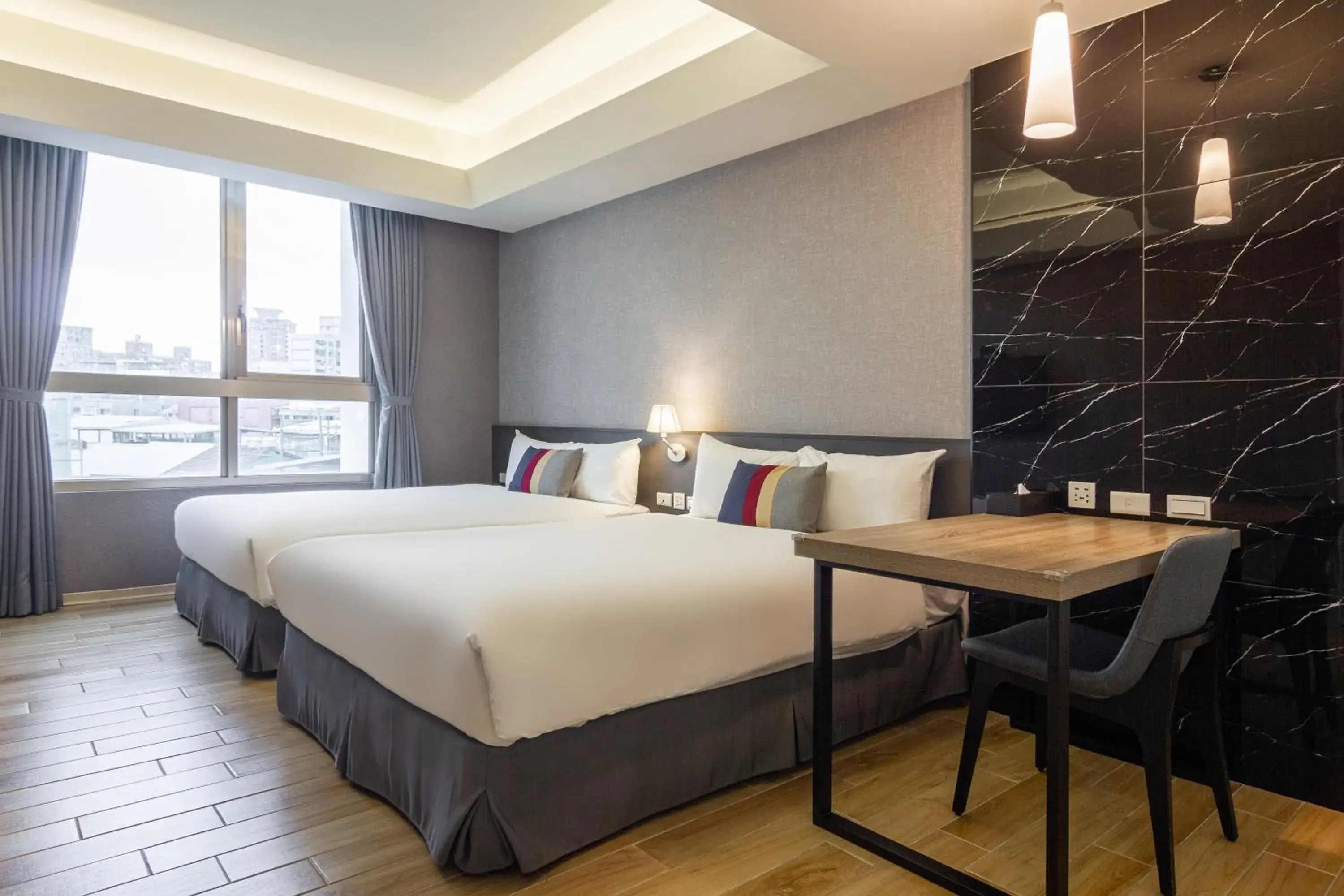 Bed in CHECK inn New Taipei LuZhou Bed in CHECK inn New Taipei LuZhou
