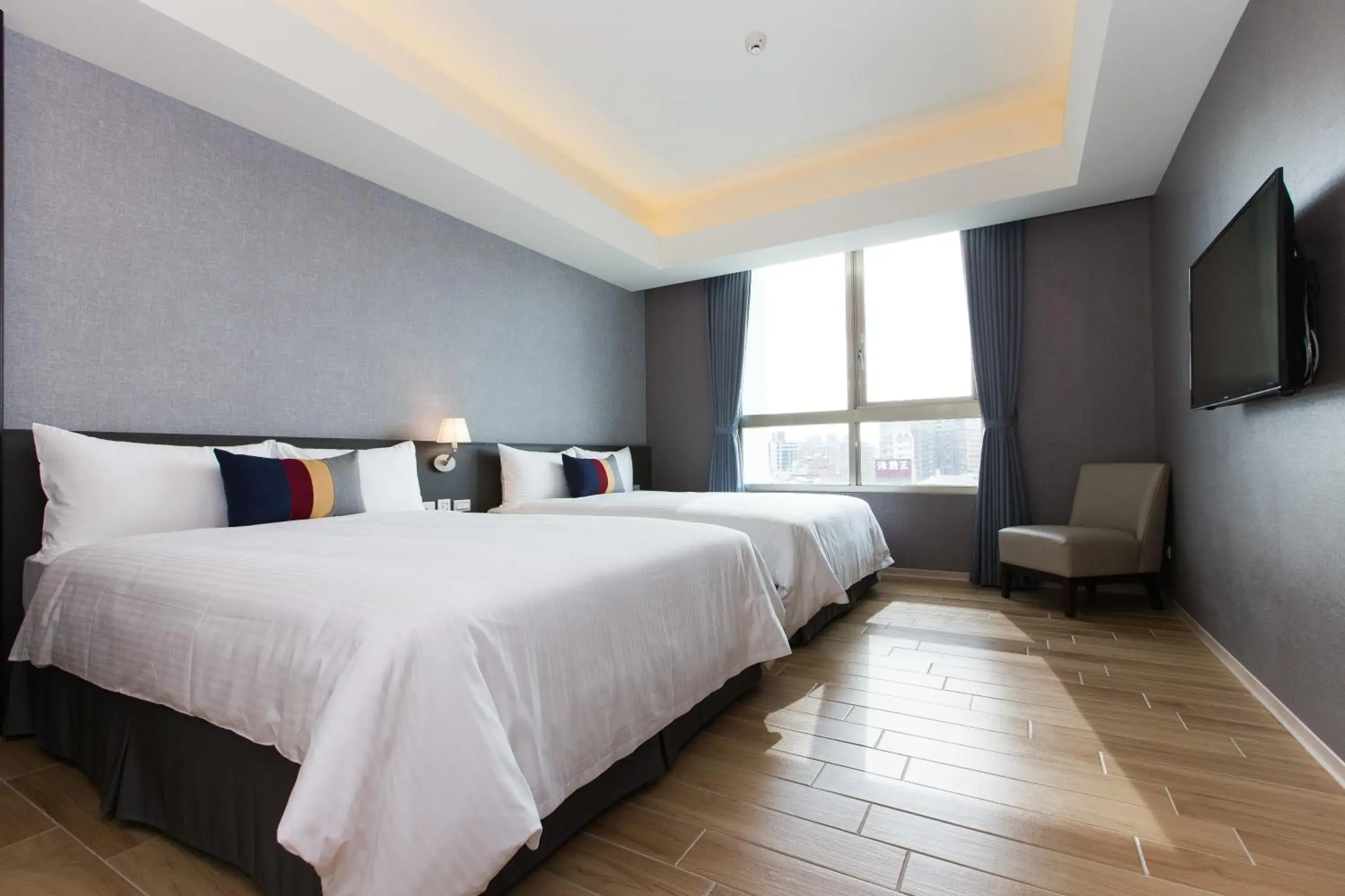 Bed in CHECK inn New Taipei LuZhou Bed in CHECK inn New Taipei LuZhou