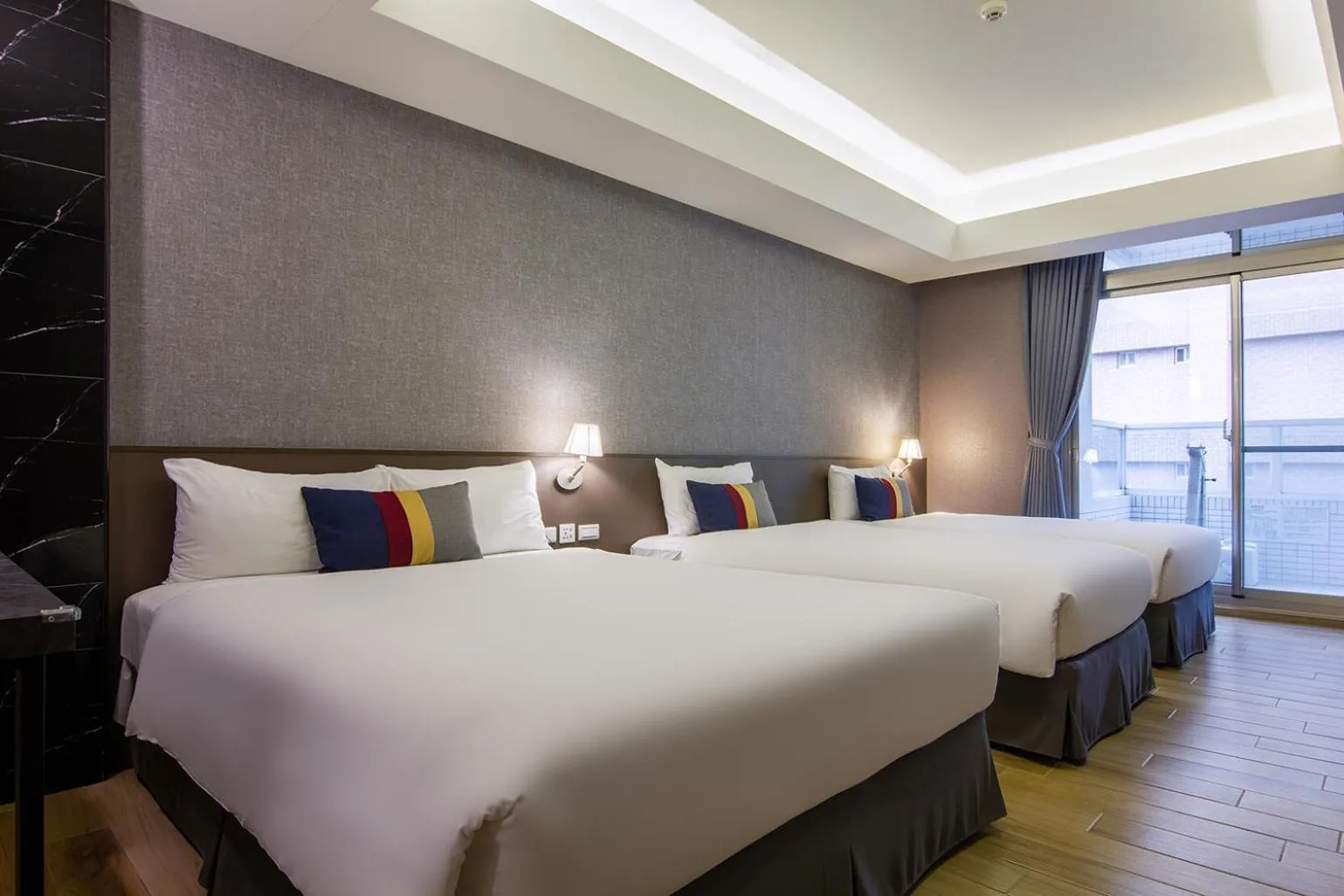 Bed in CHECK inn New Taipei LuZhou