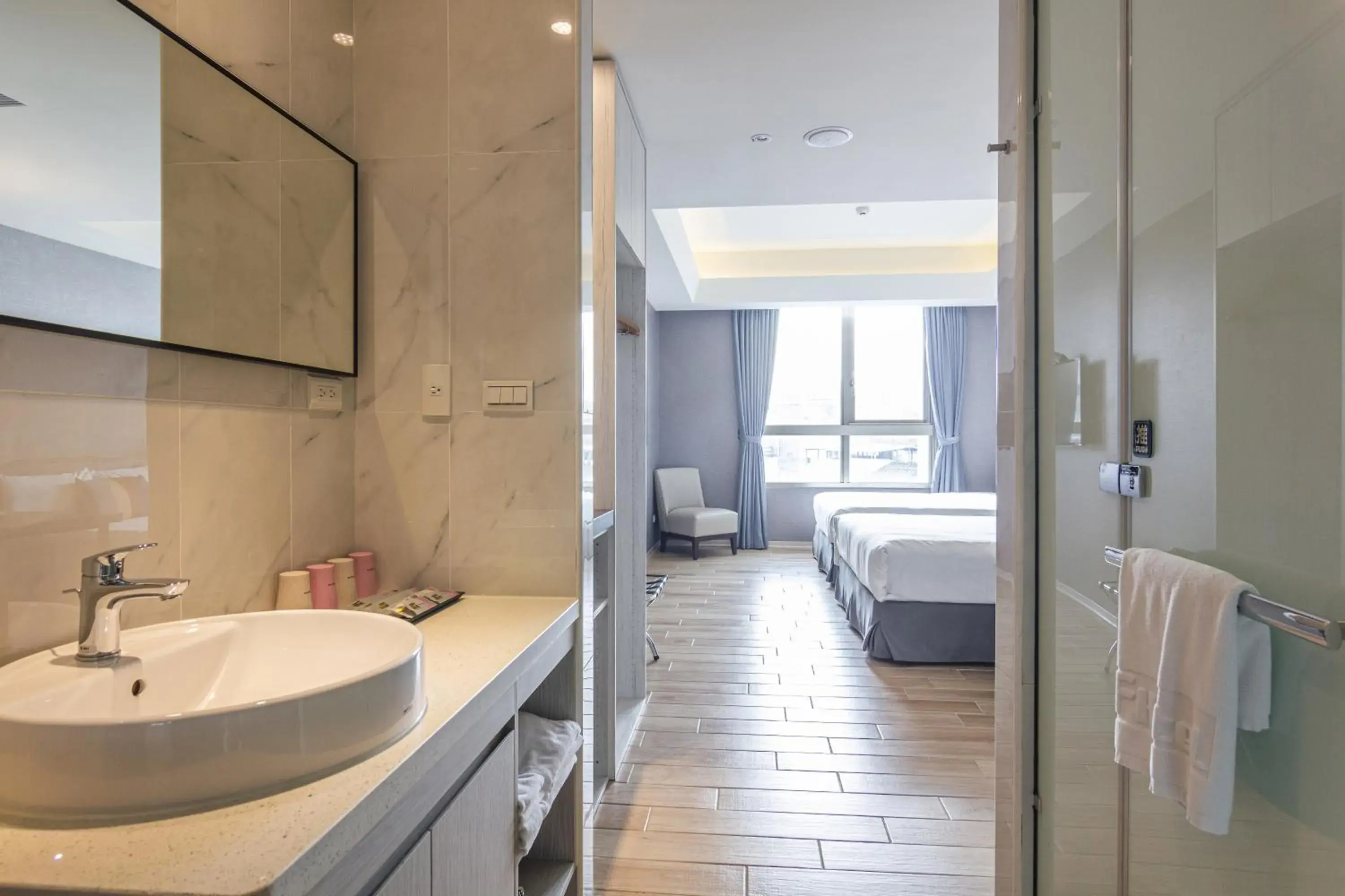 Photo of the whole room, Bed in CHECK inn New Taipei LuZhou Photo of the whole room, Bed in CHECK inn New Taipei LuZhou