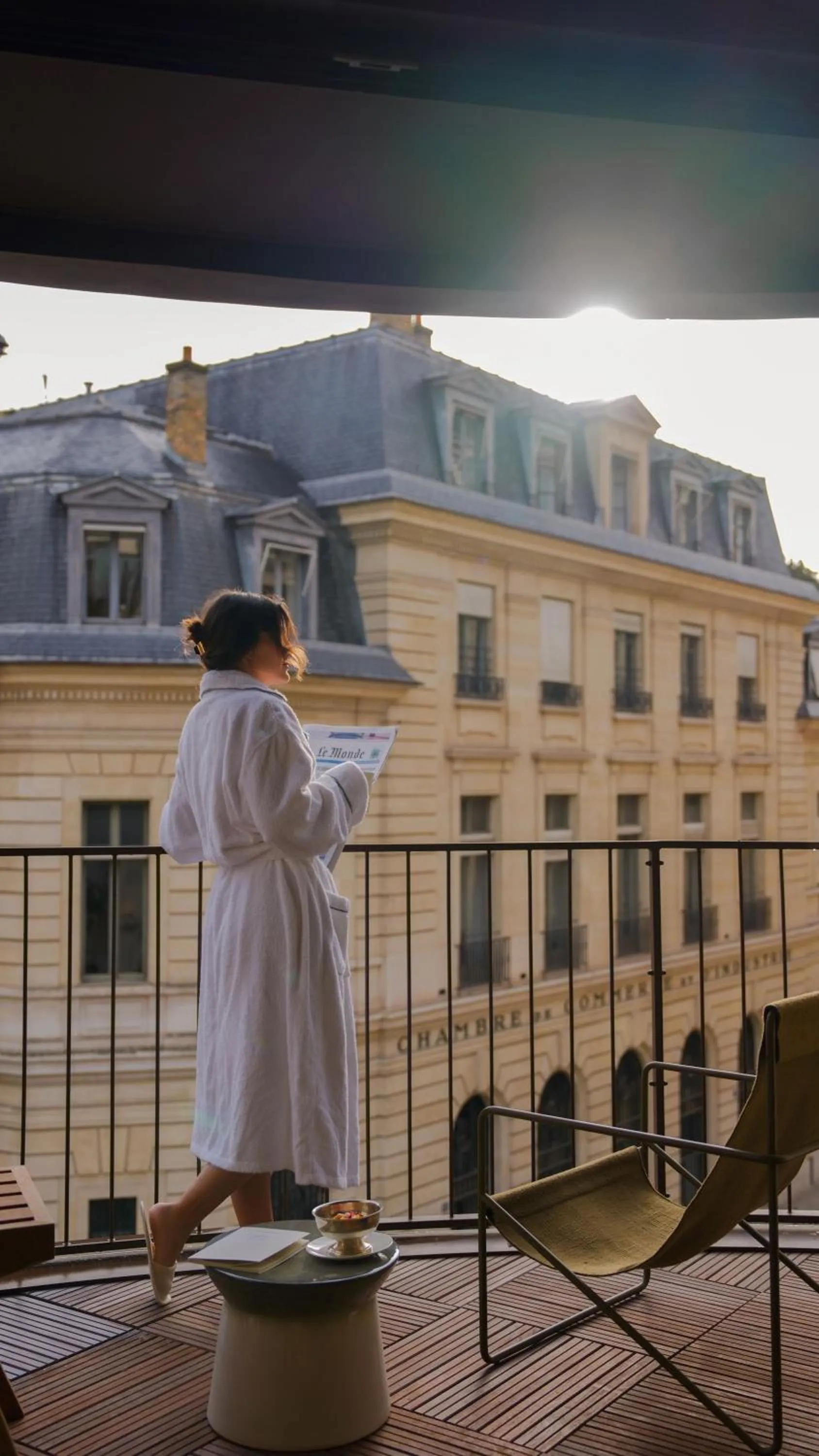 Balcony/Terrace in Norman Paris Hôtel & Spa