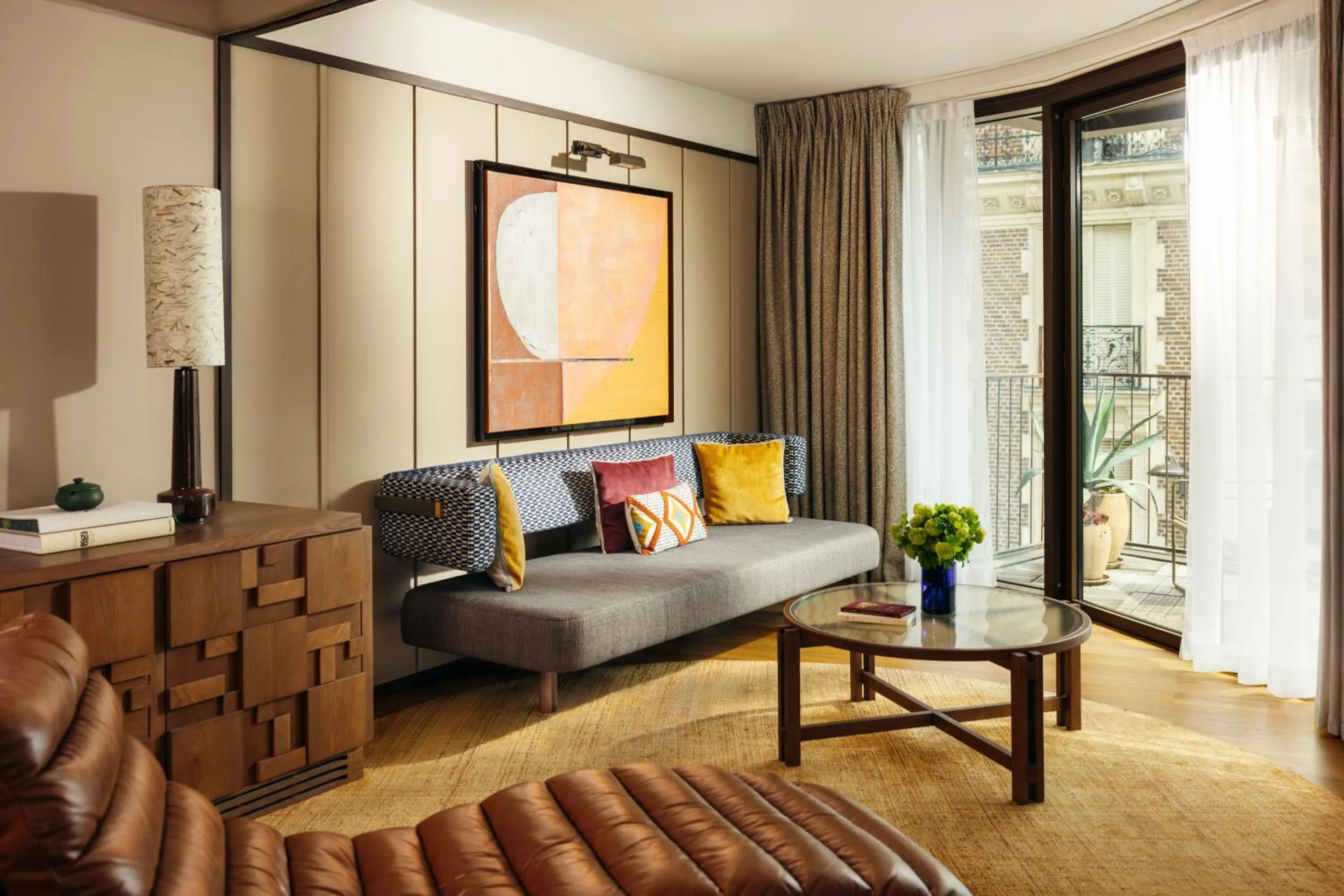 Seating area, Bed in Norman Paris Hôtel & Spa