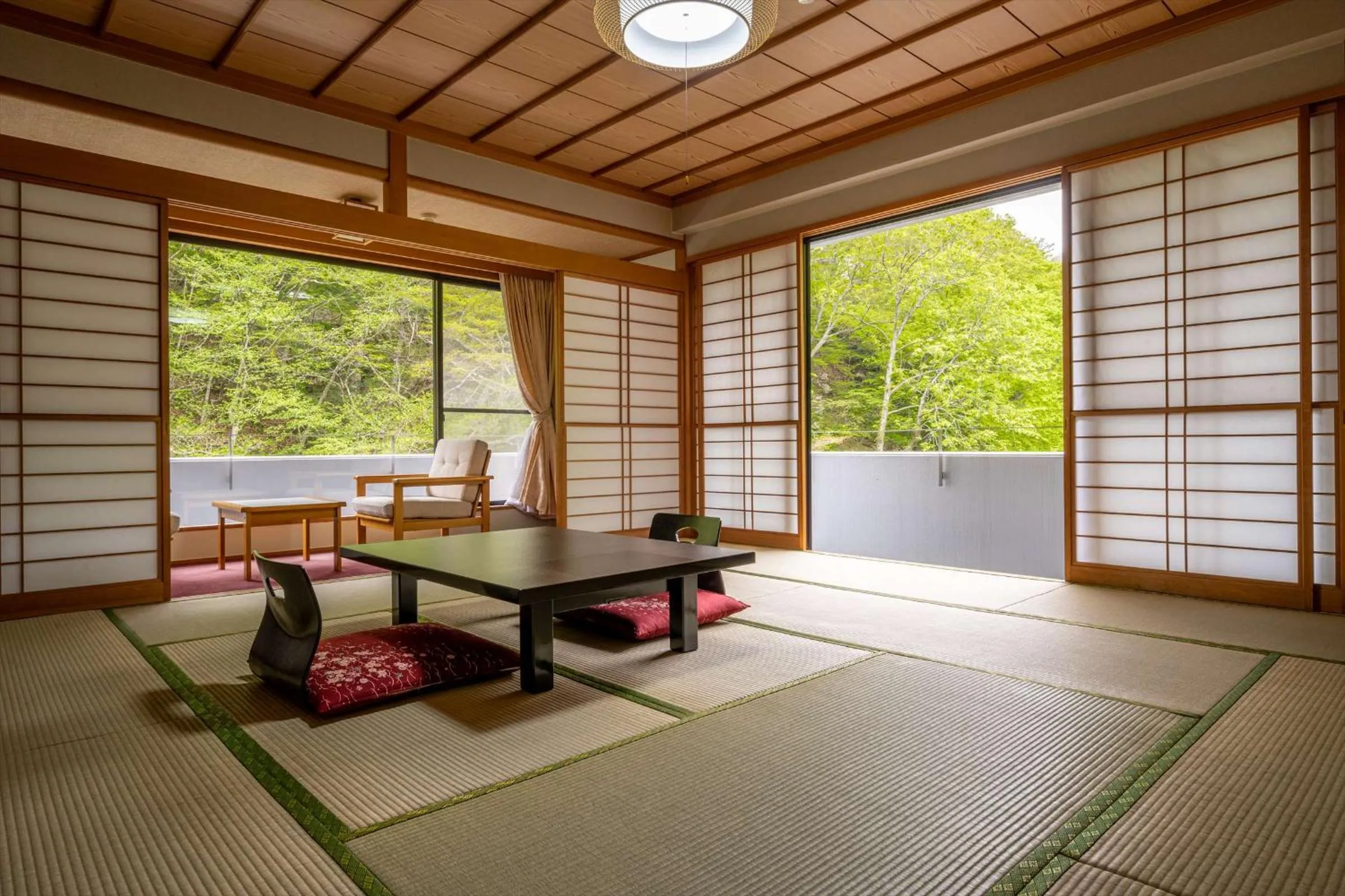 River view in Nikko Nationalpark Kawamata Onsen KURA