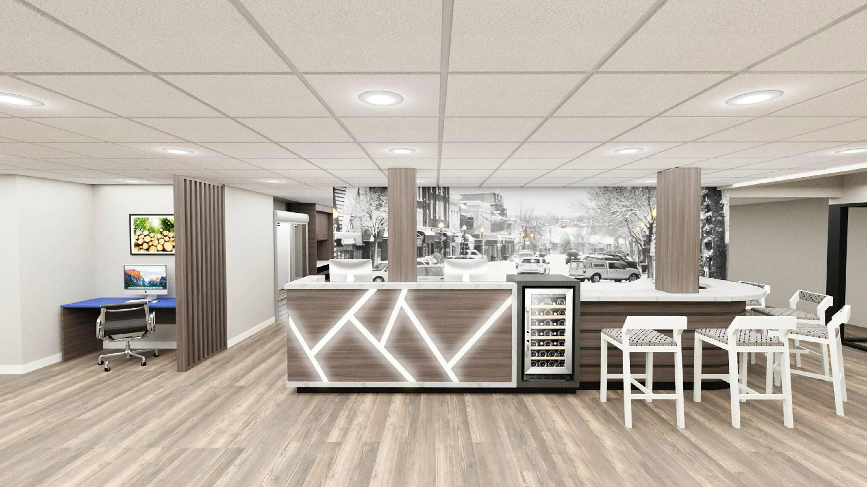 Lobby or reception in Clarion Pointe Rhinelander Downtown