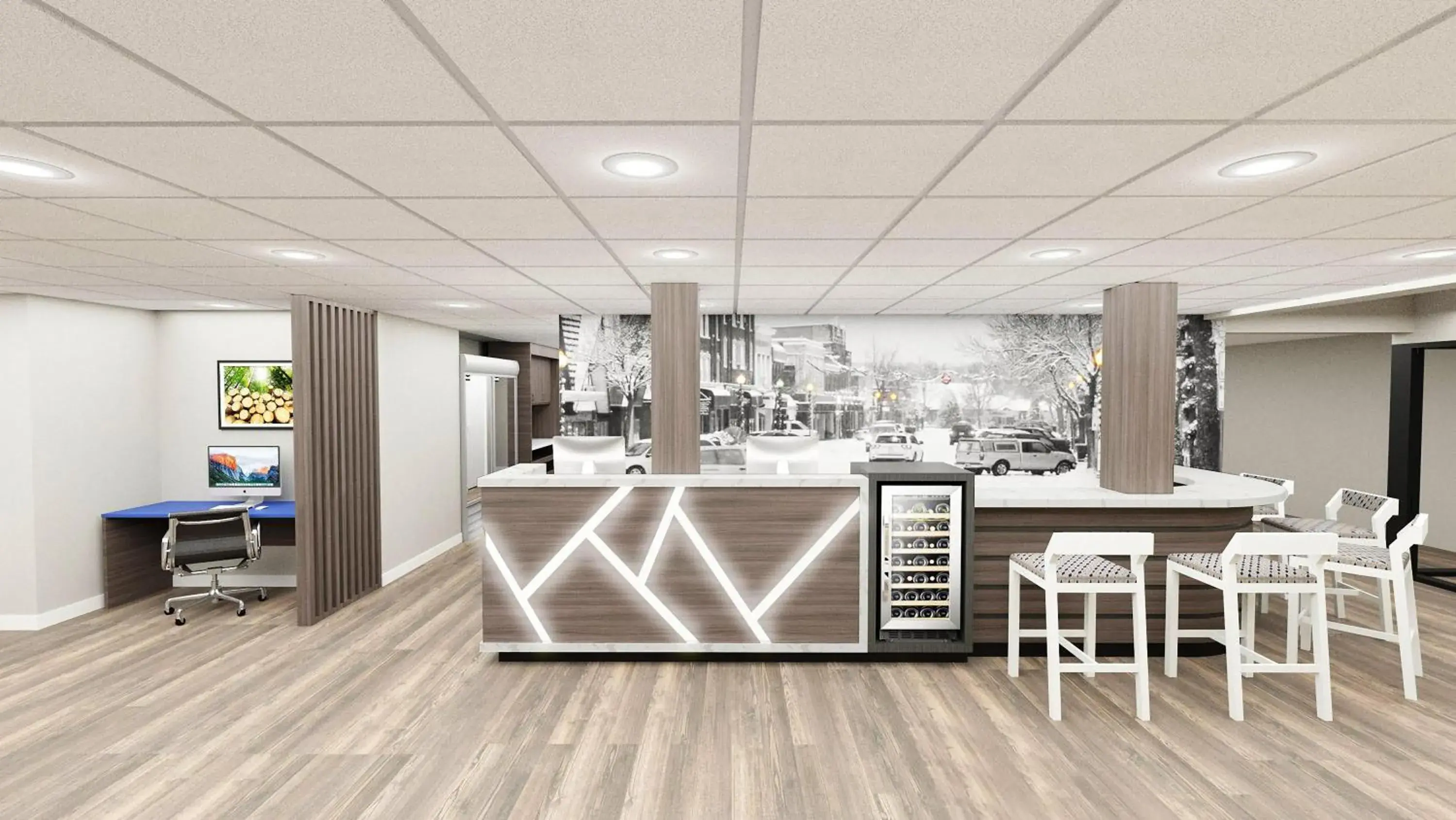 Lobby or reception in Clarion Pointe Rhinelander Downtown Lobby or reception in Clarion Pointe Rhinelander Downtown