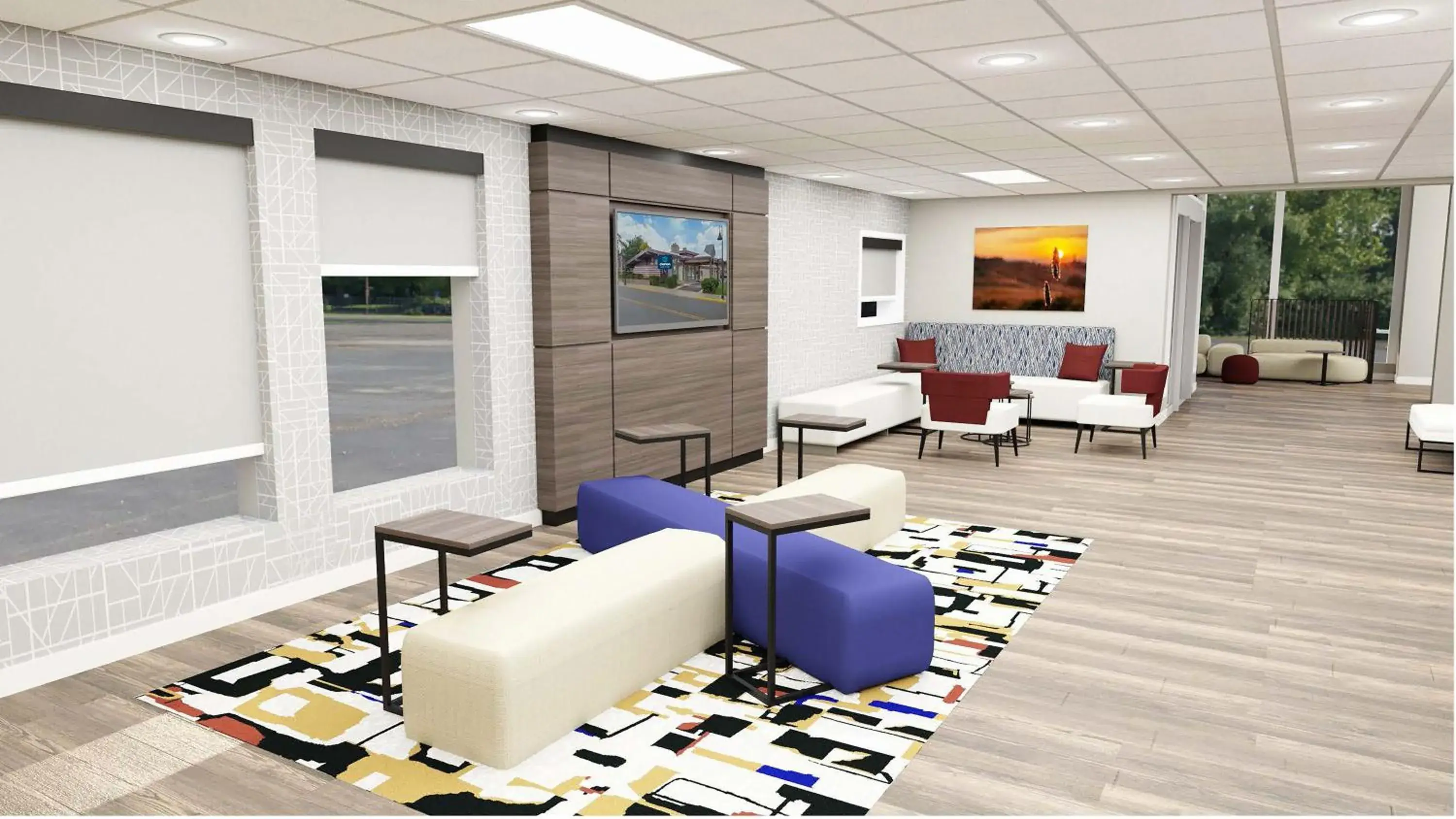 Lobby or reception in Clarion Pointe Rhinelander Downtown Lobby or reception in Clarion Pointe Rhinelander Downtown
