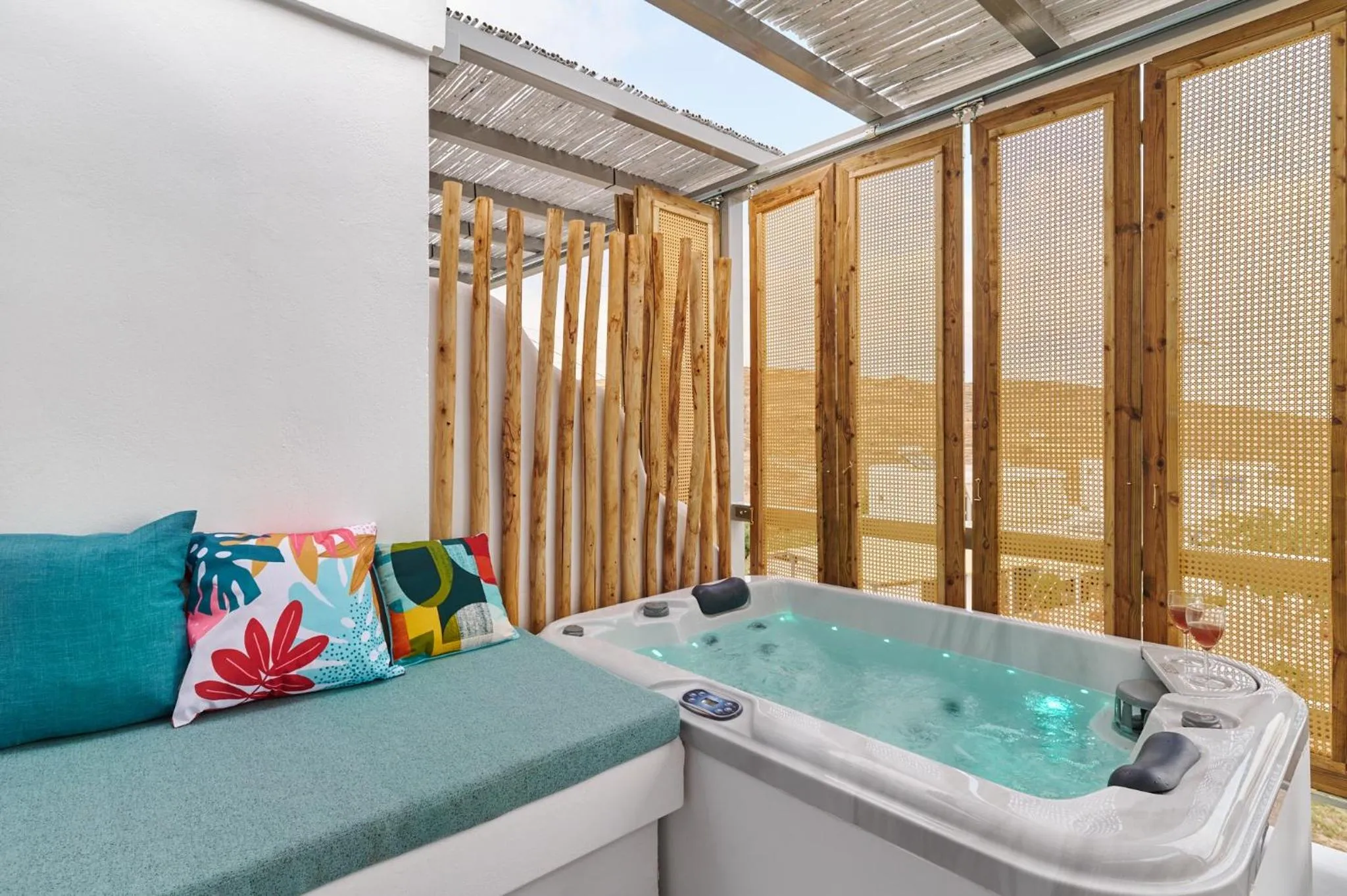 Swimming pool in Mantellina Suites