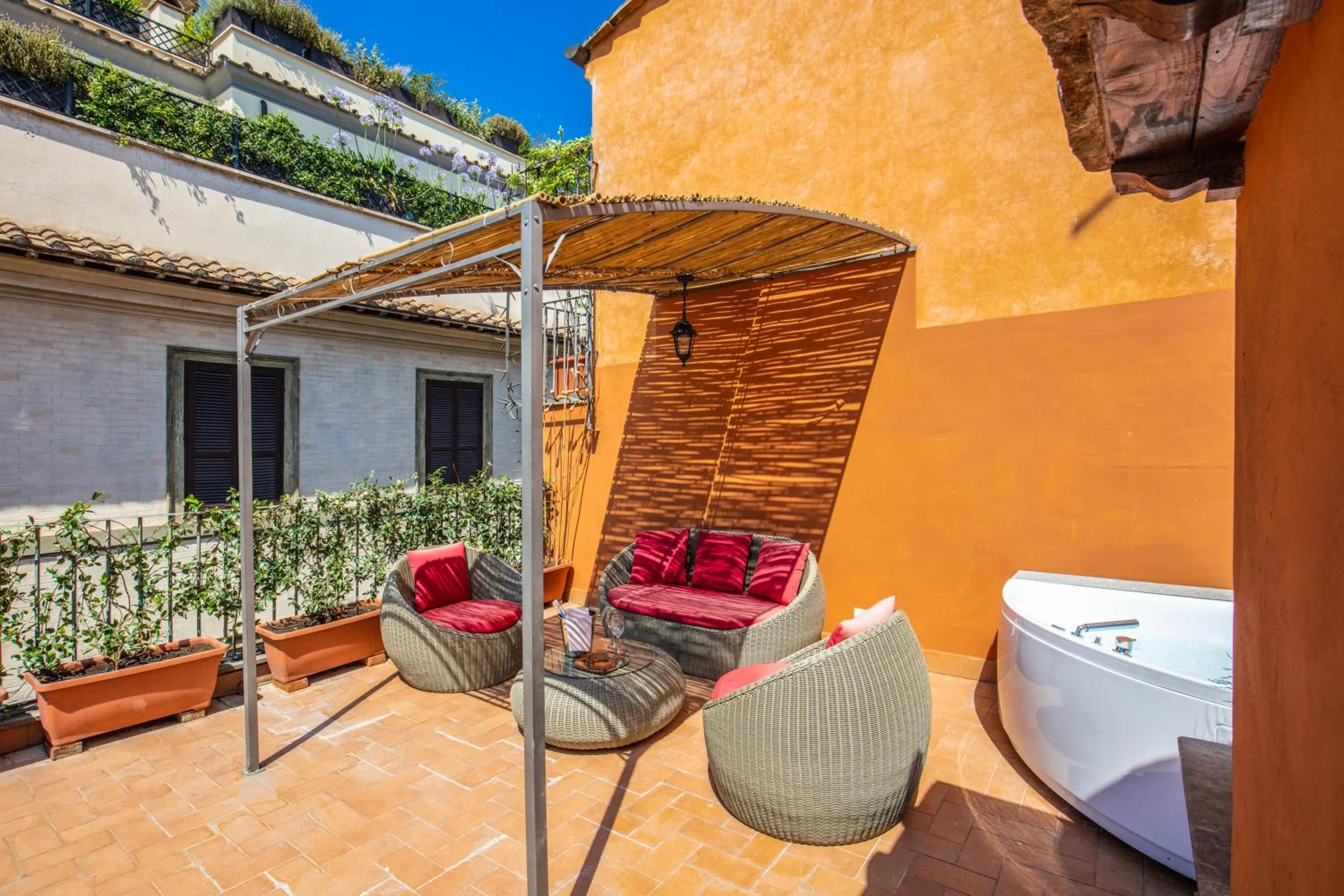 Patio in Maison d'Art Apartments - Maison d'Art Collection