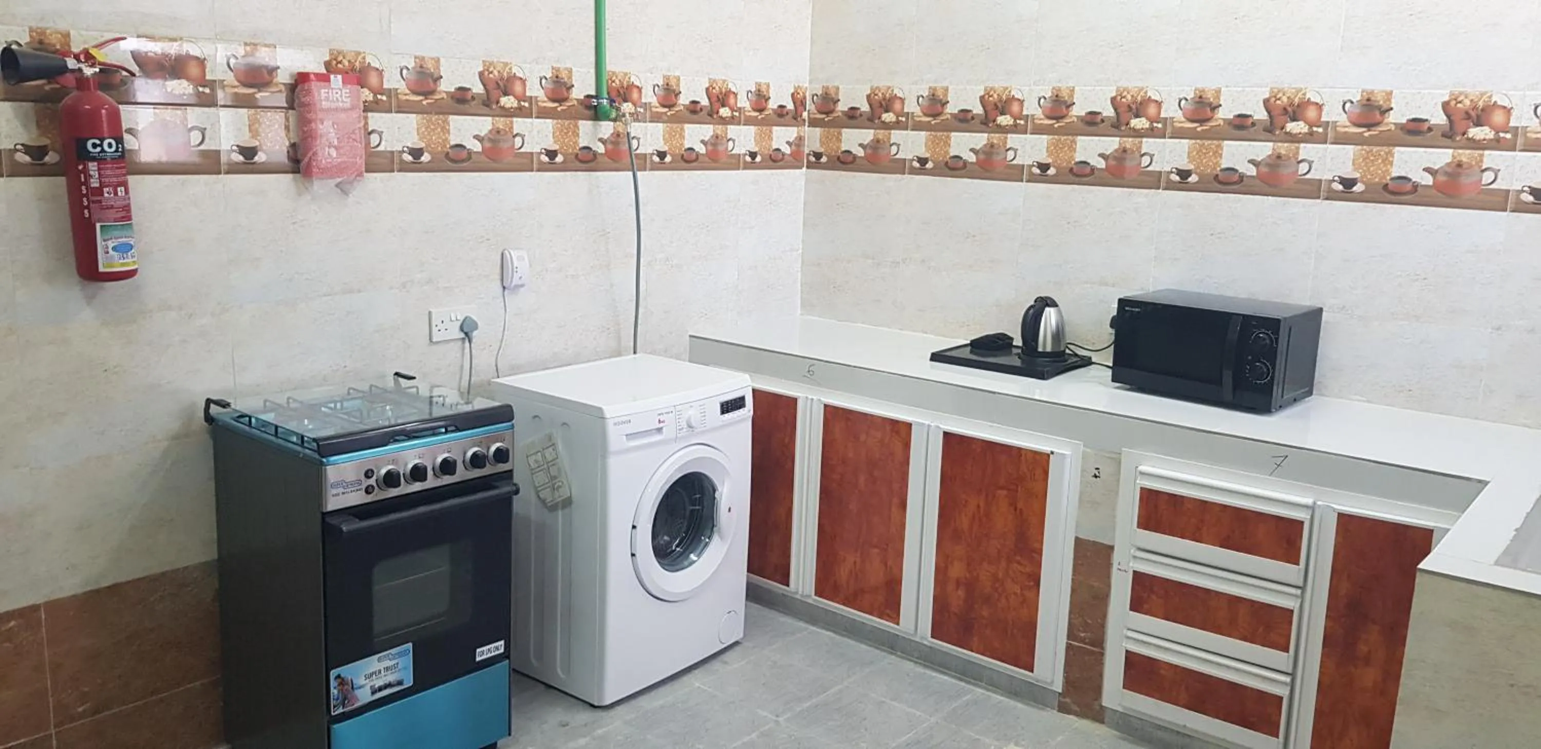 Kitchen or kitchenette in Duqm Suites