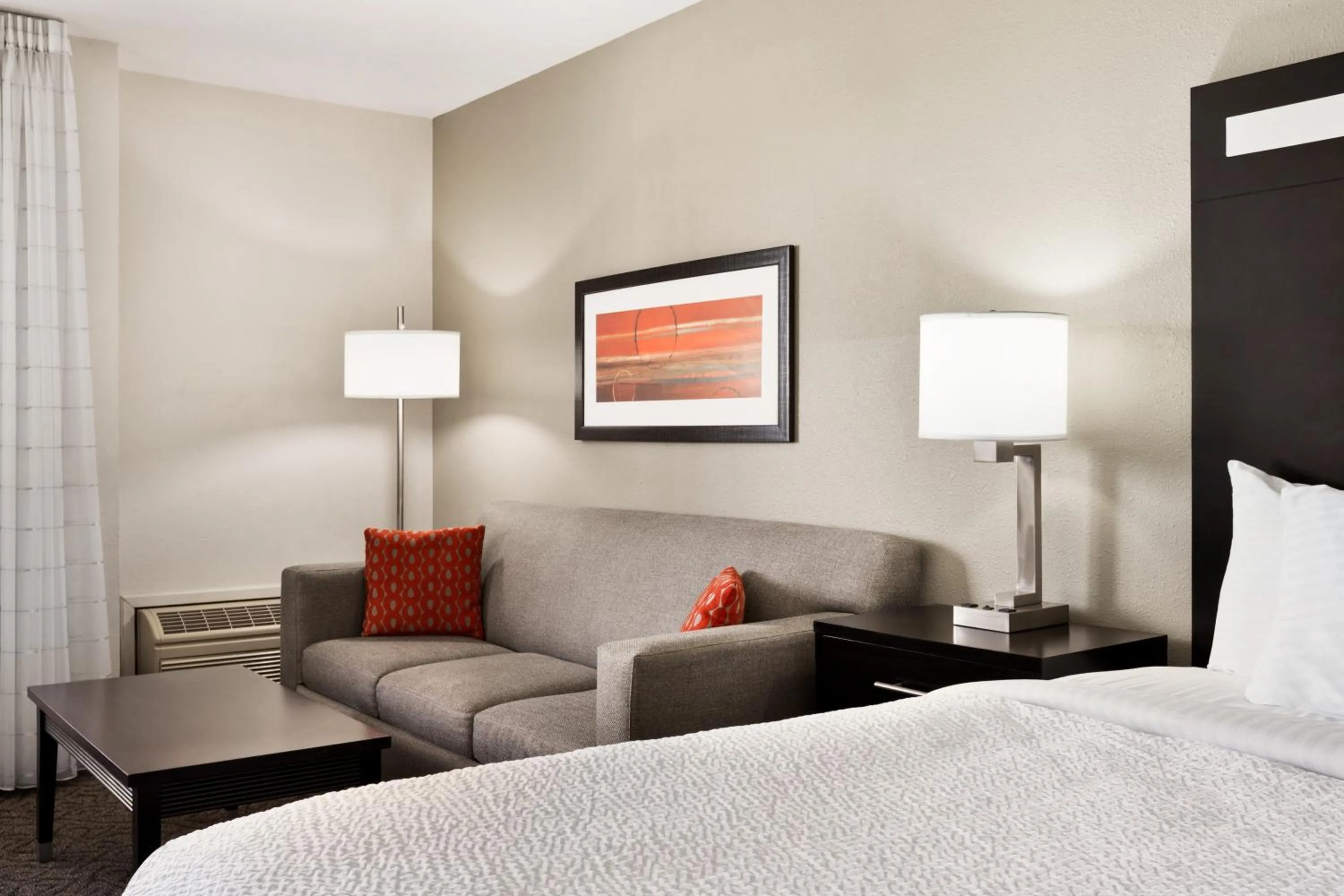 Bed in Carrollton Hotel