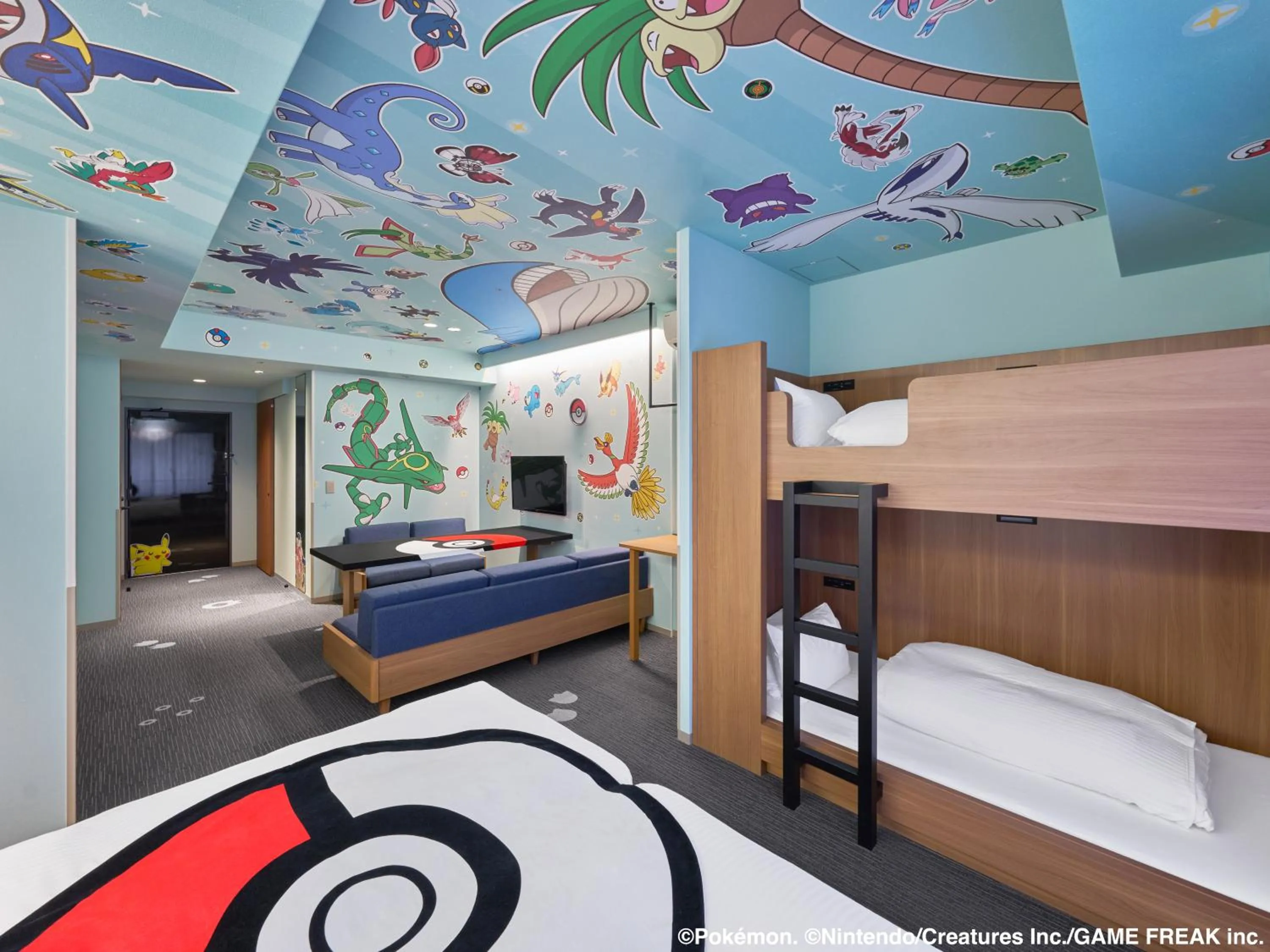 bunk bed, Bed in MIMARU Kyoto Kawaramachi Gojo