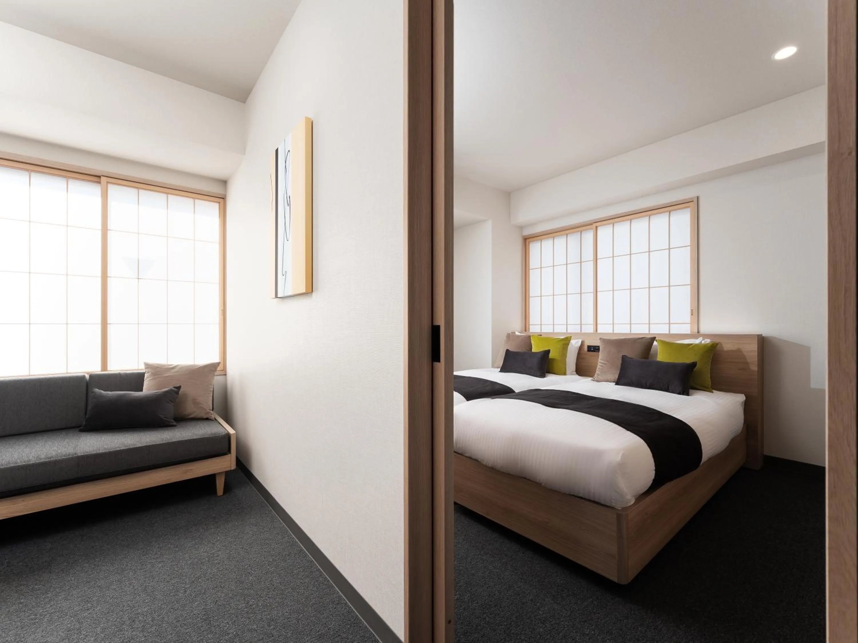 Bed in MIMARU Tokyo Ueno Okachimachi