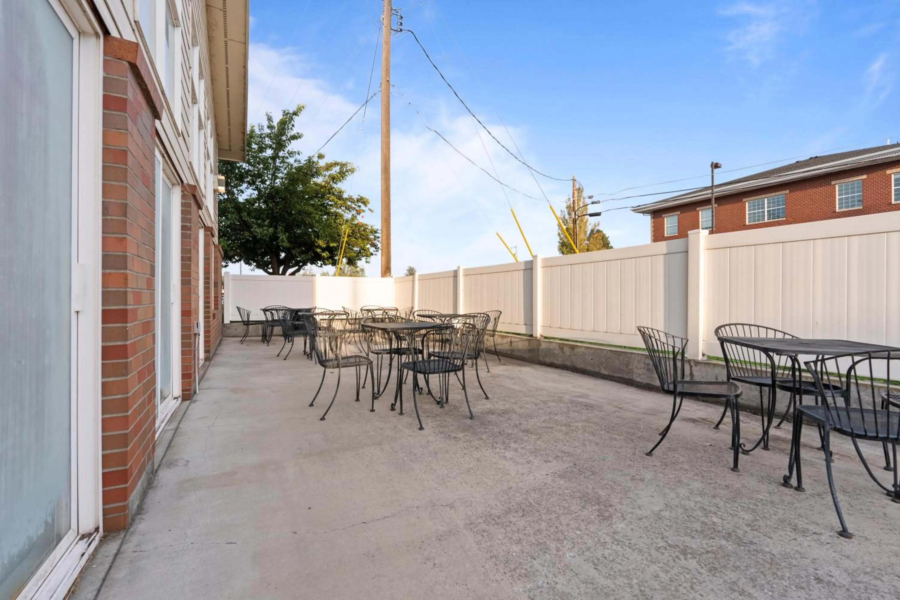 Patio in Motel 6 Clarkston WA