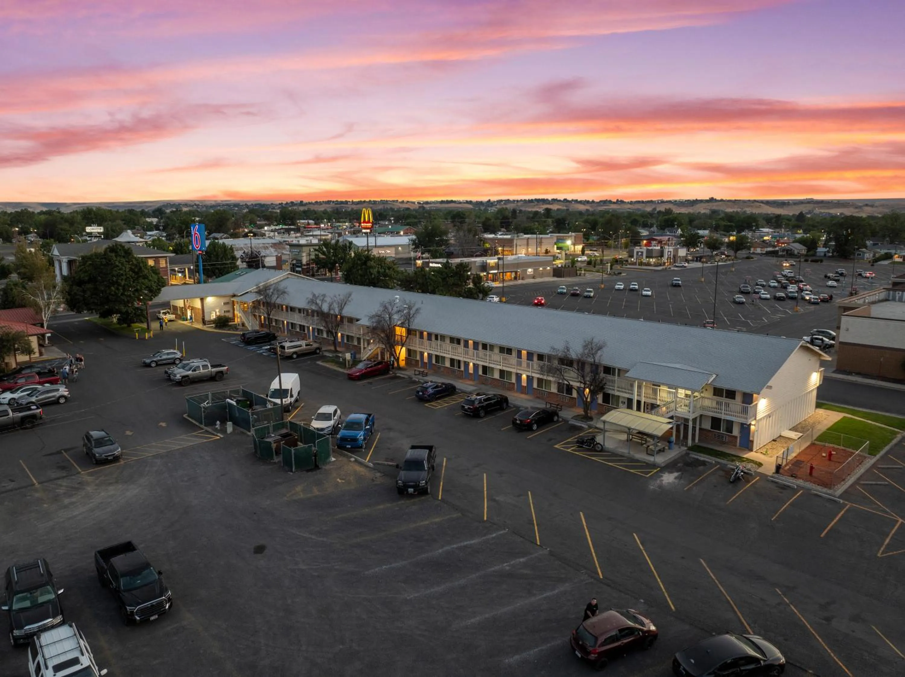 Bird's eye view in Motel 6 Clarkston WA