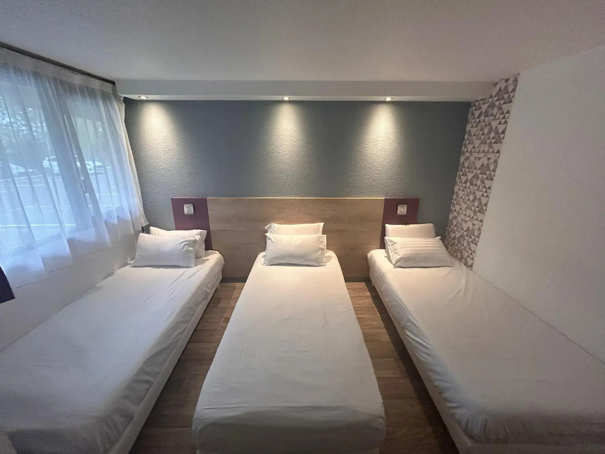 Bed in Kyriad Meaux Sud Nanteuil Les Meaux Bed in Kyriad Meaux Sud Nanteuil Les Meaux