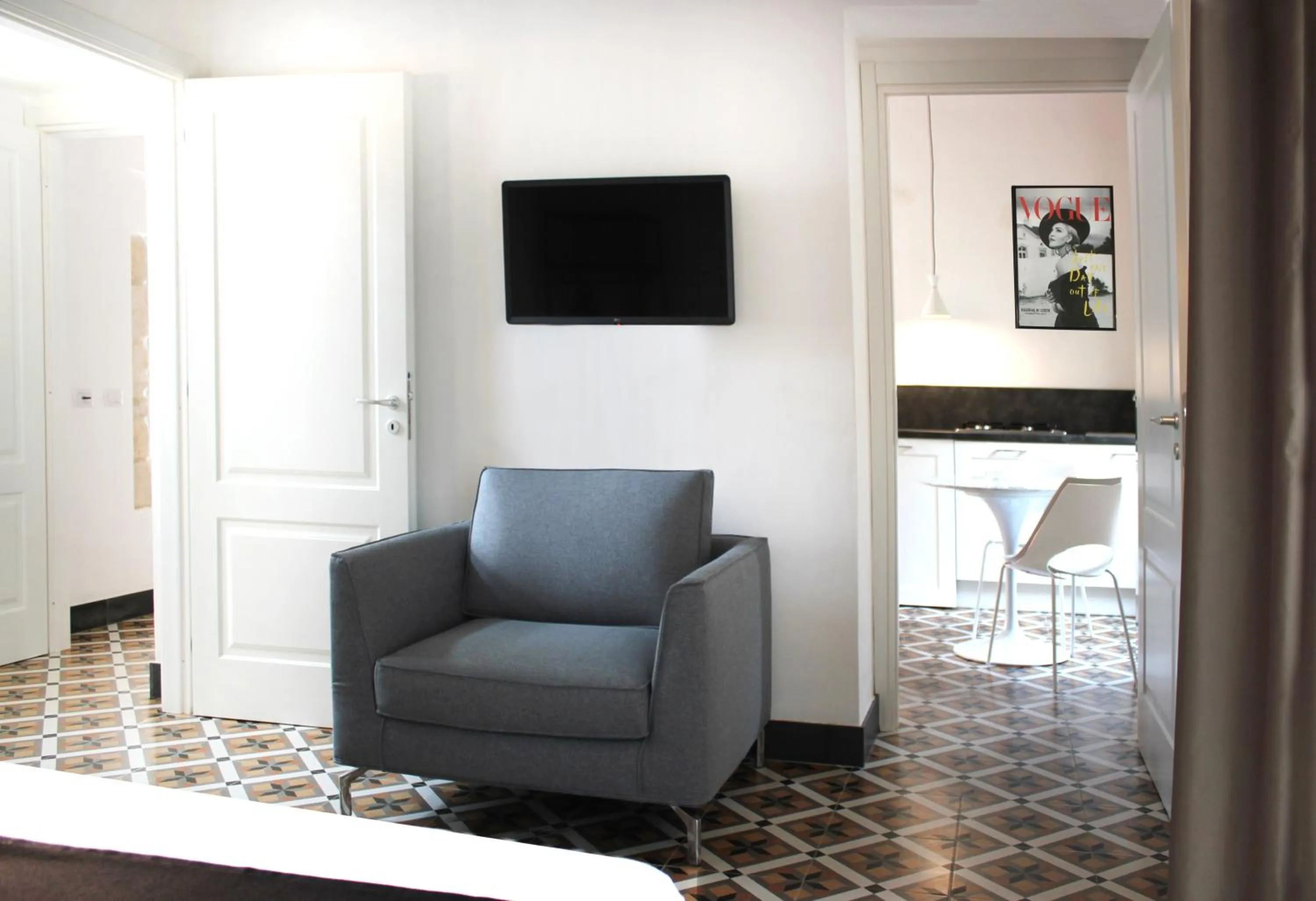 Living room in Isabella di Castiglia Apartments