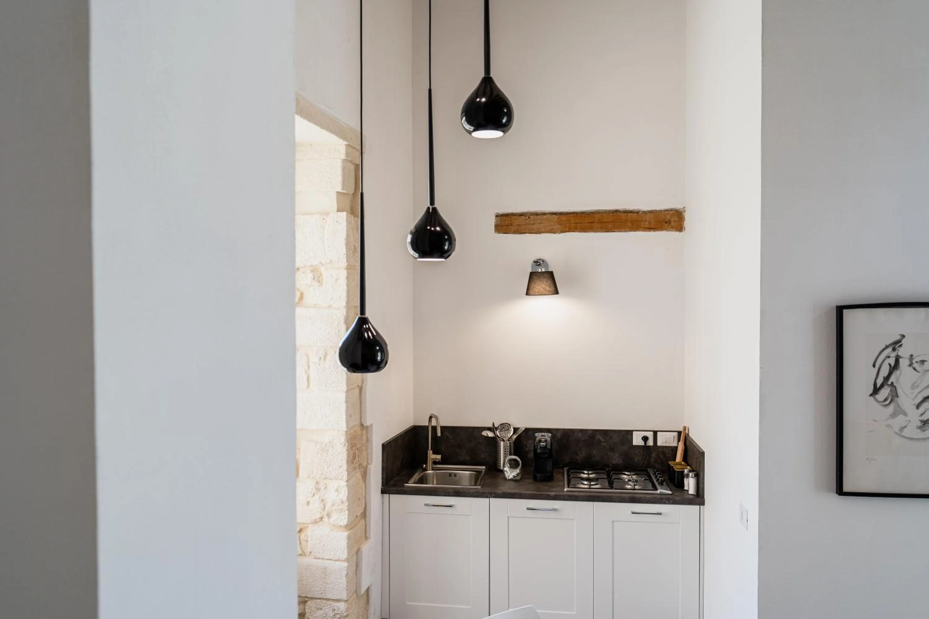 Kitchen or kitchenette in Isabella di Castiglia Apartments