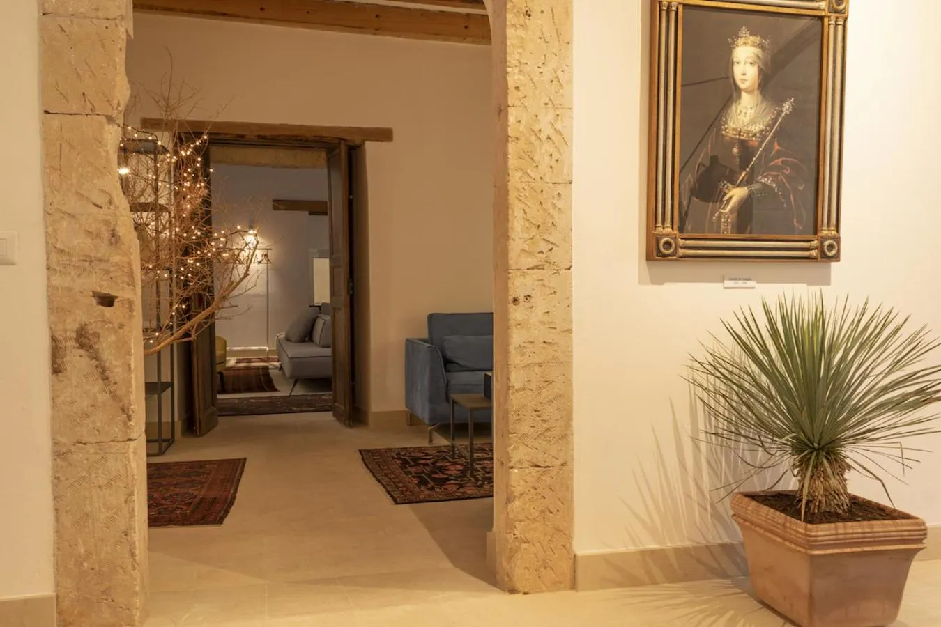 Living room in Isabella di Castiglia Apartments