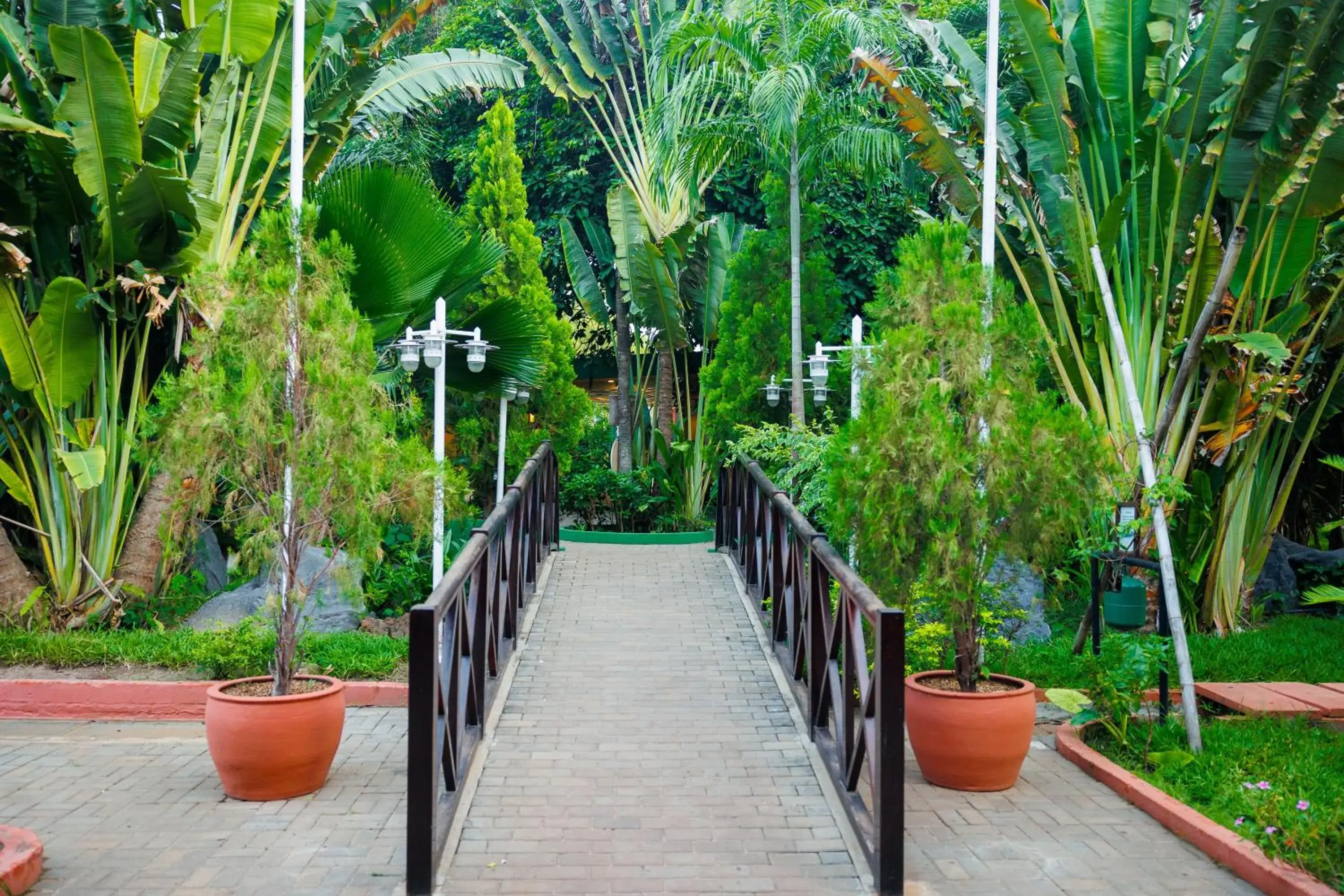 Facade/entrance in Senegambia Beach Hotel Facade/entrance in Senegambia Beach Hotel